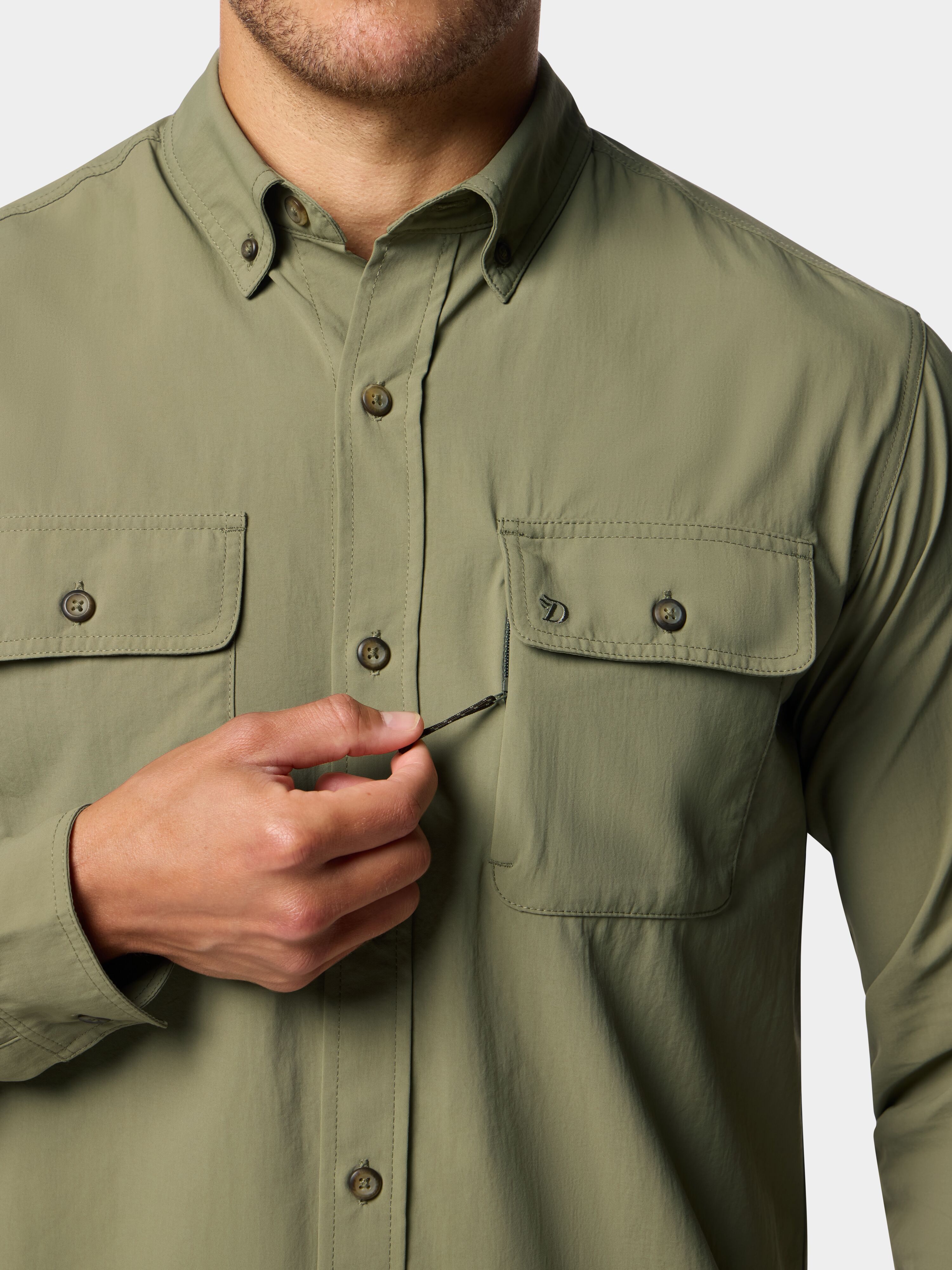 M's Lightweight Hunting Shirt Long Sleeve - Sagebrush