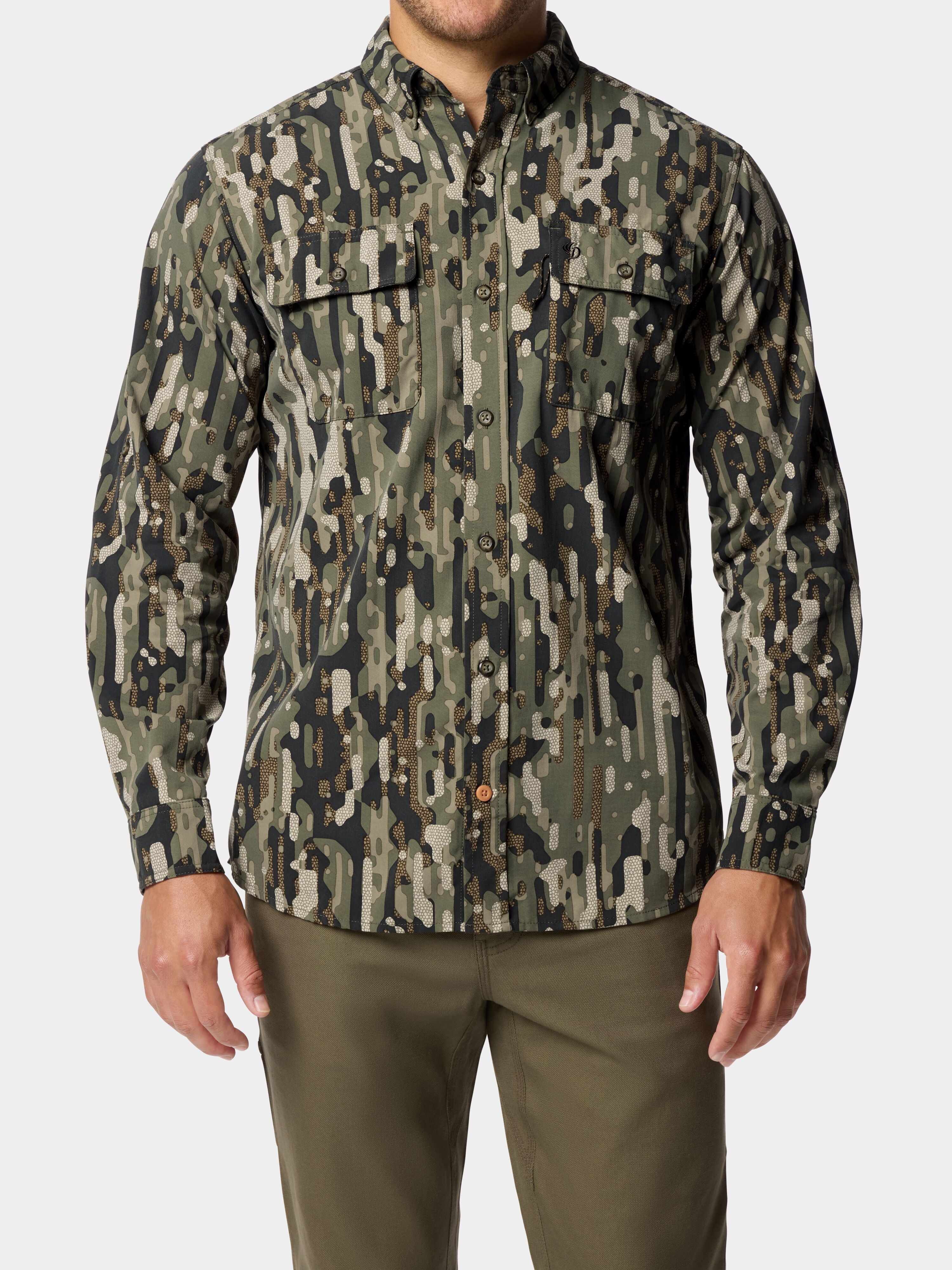 M's Lightweight Hunting Shirt Long Sleeve - Woodland