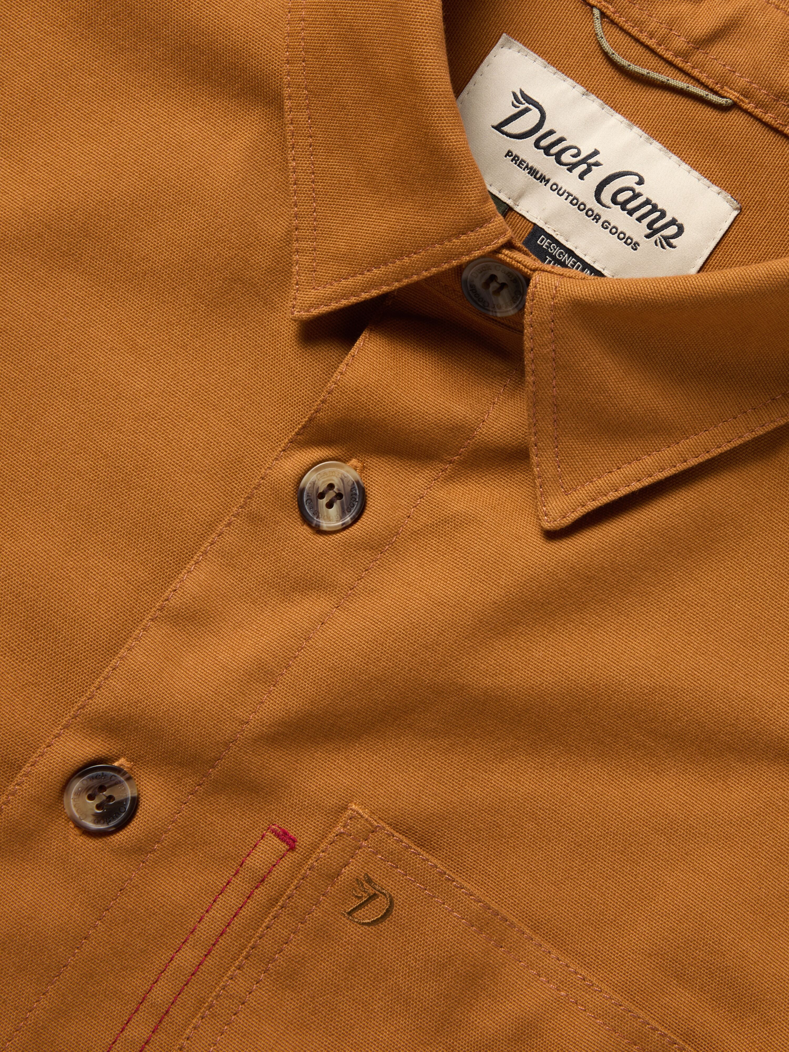 M's Lightweight Brush Overshirt - Coastal Copper