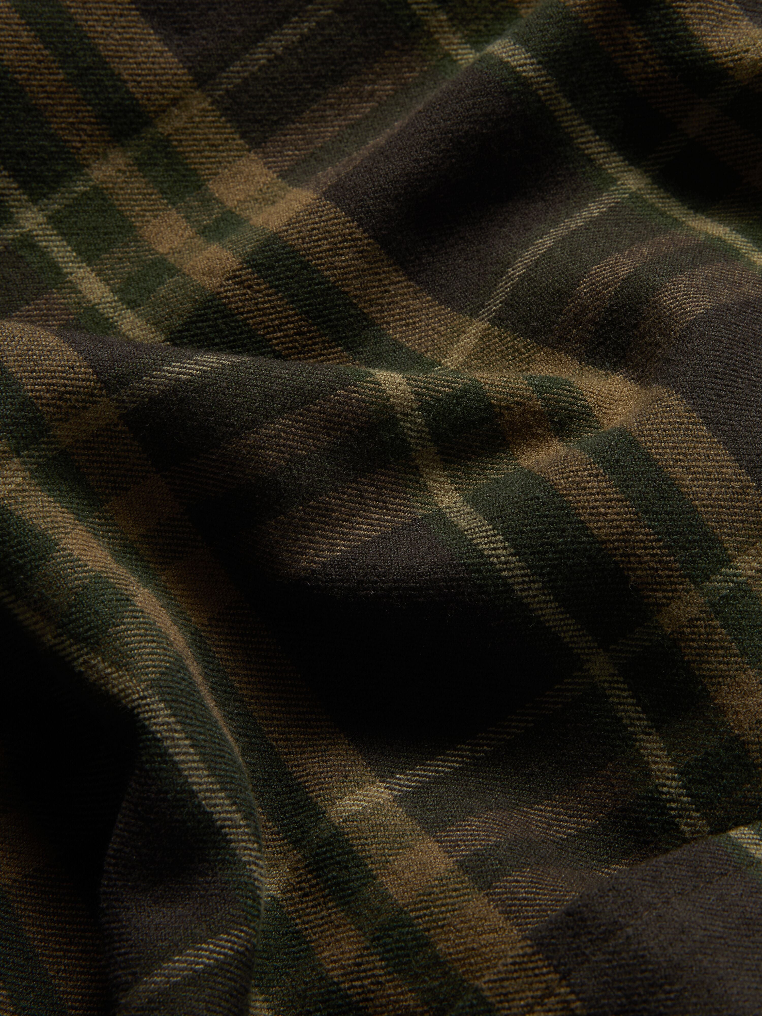 M's Camp Shirt - Moss Plaid