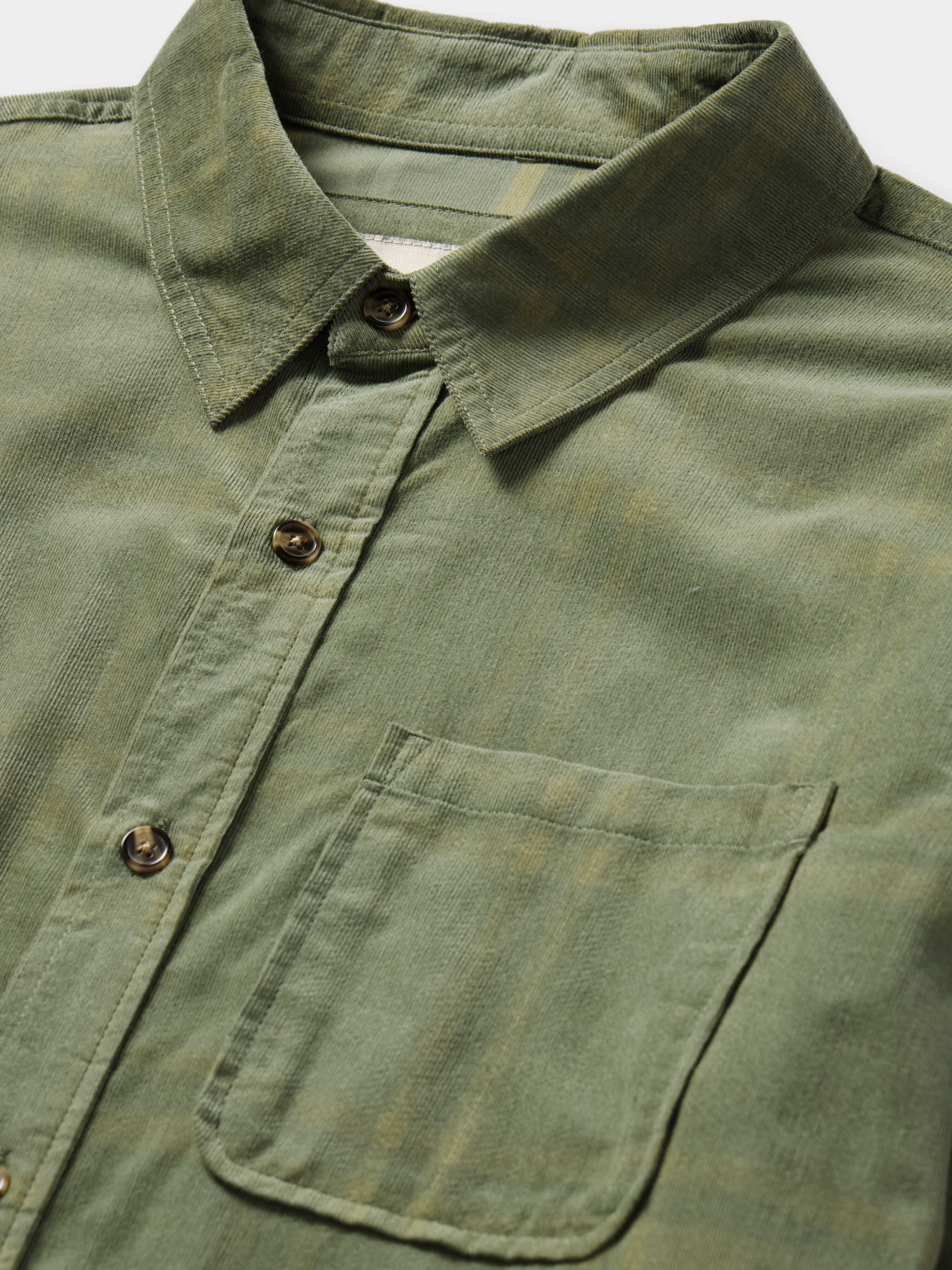 M's Corduroy Shirt - Sagebrush