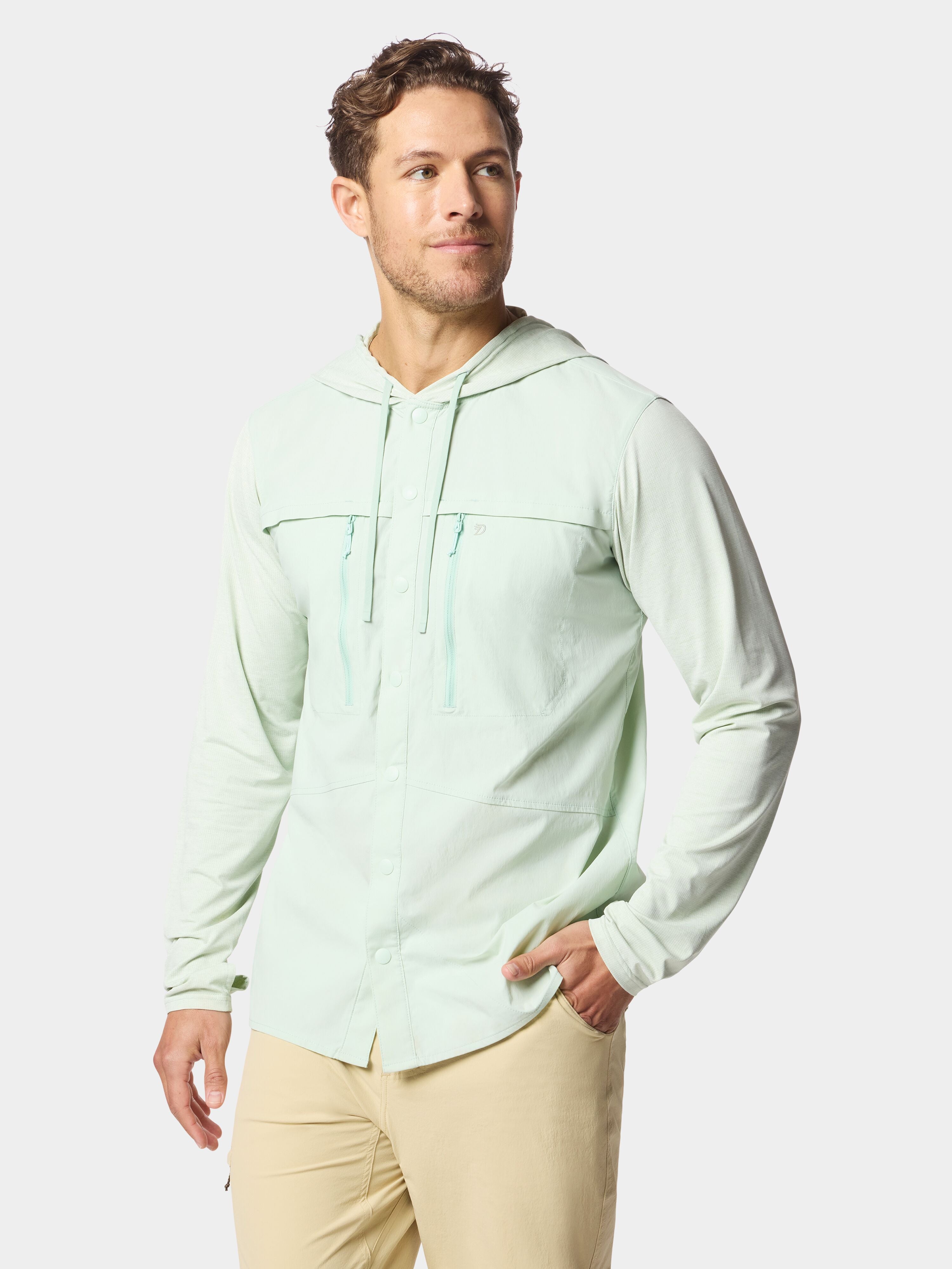 M's Hybrid Guide Hoodie - Sea Foam