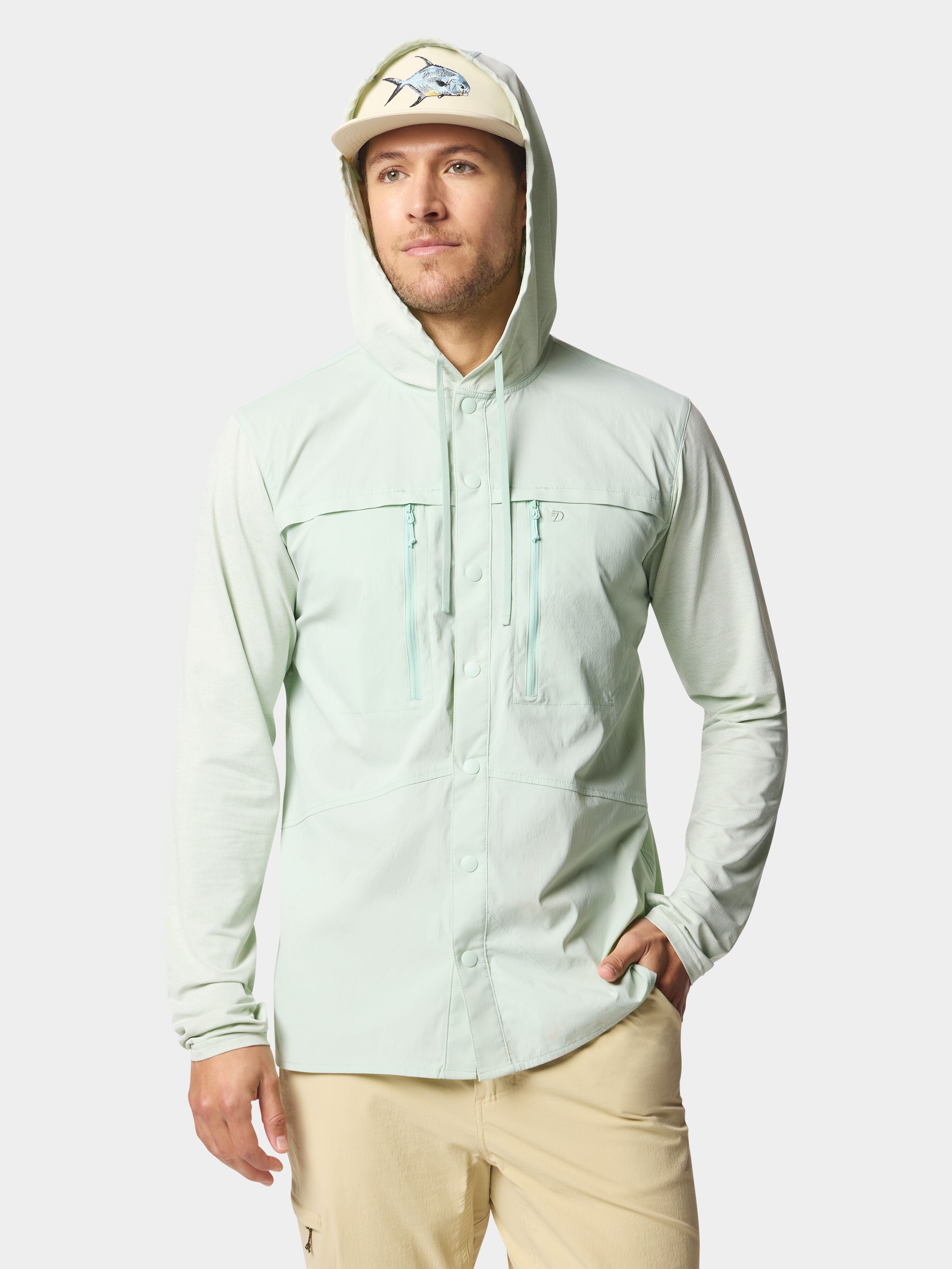 M's Hybrid Guide Hoodie - Sea Foam