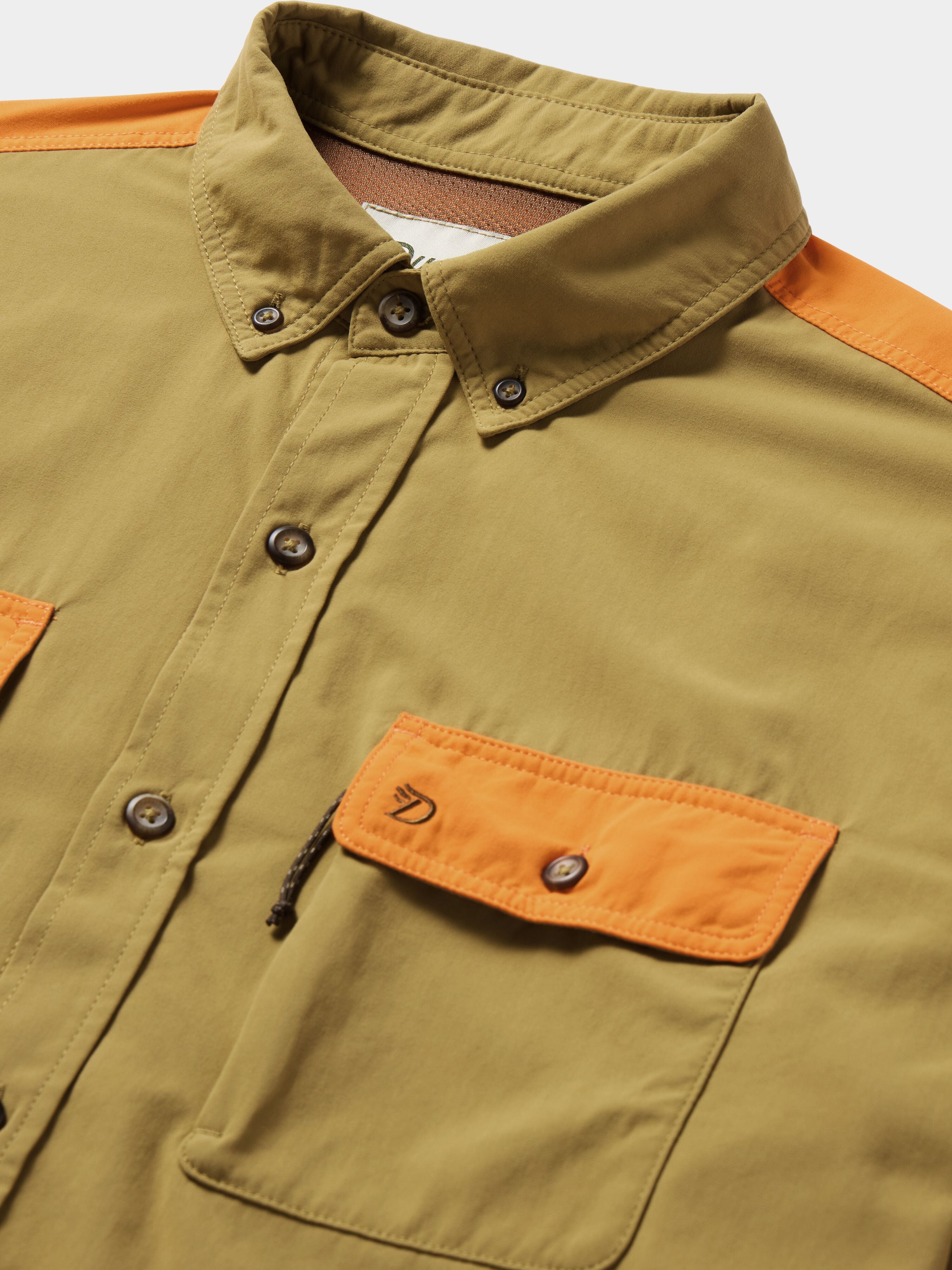 M's Lightweight Hunting Shirt Long Sleeve - Wheat/Blaze