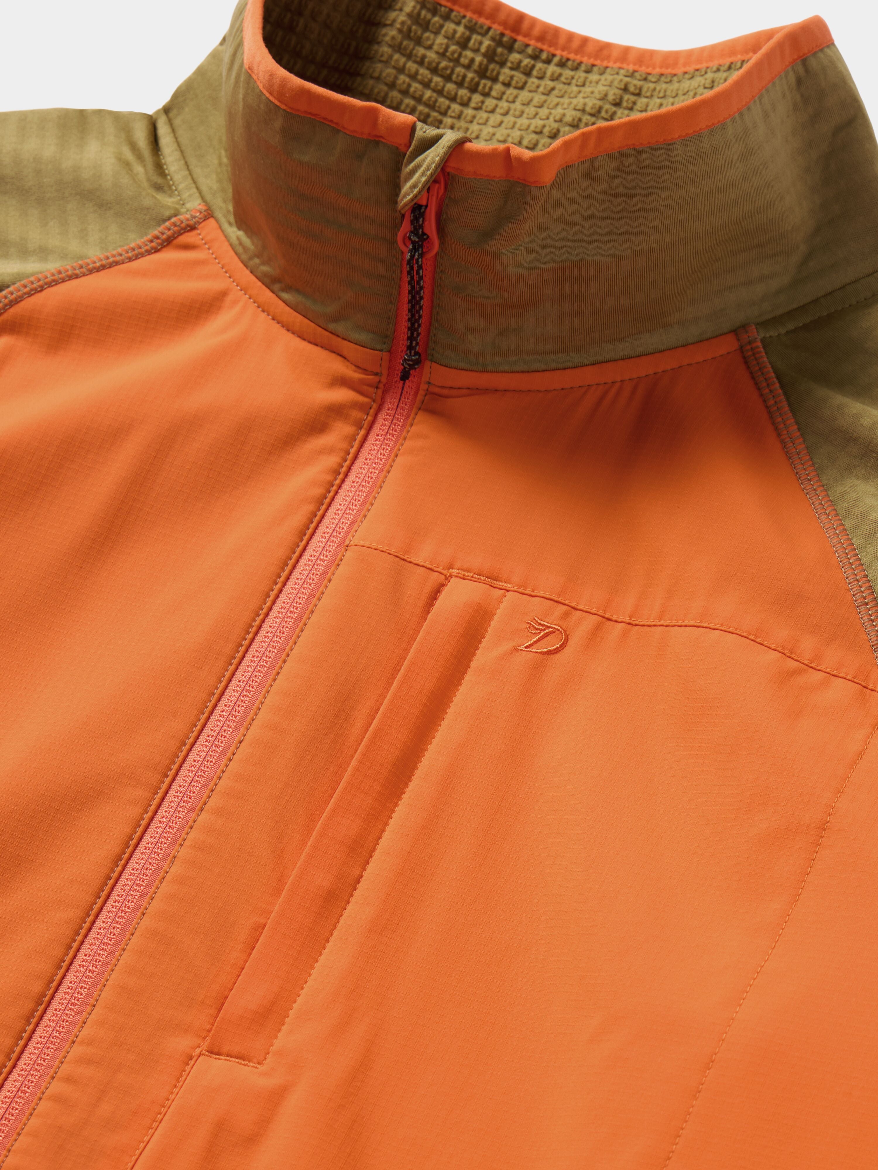 M's Lightweight Grid Tech Fleece Half Zip - Wheat/Blaze