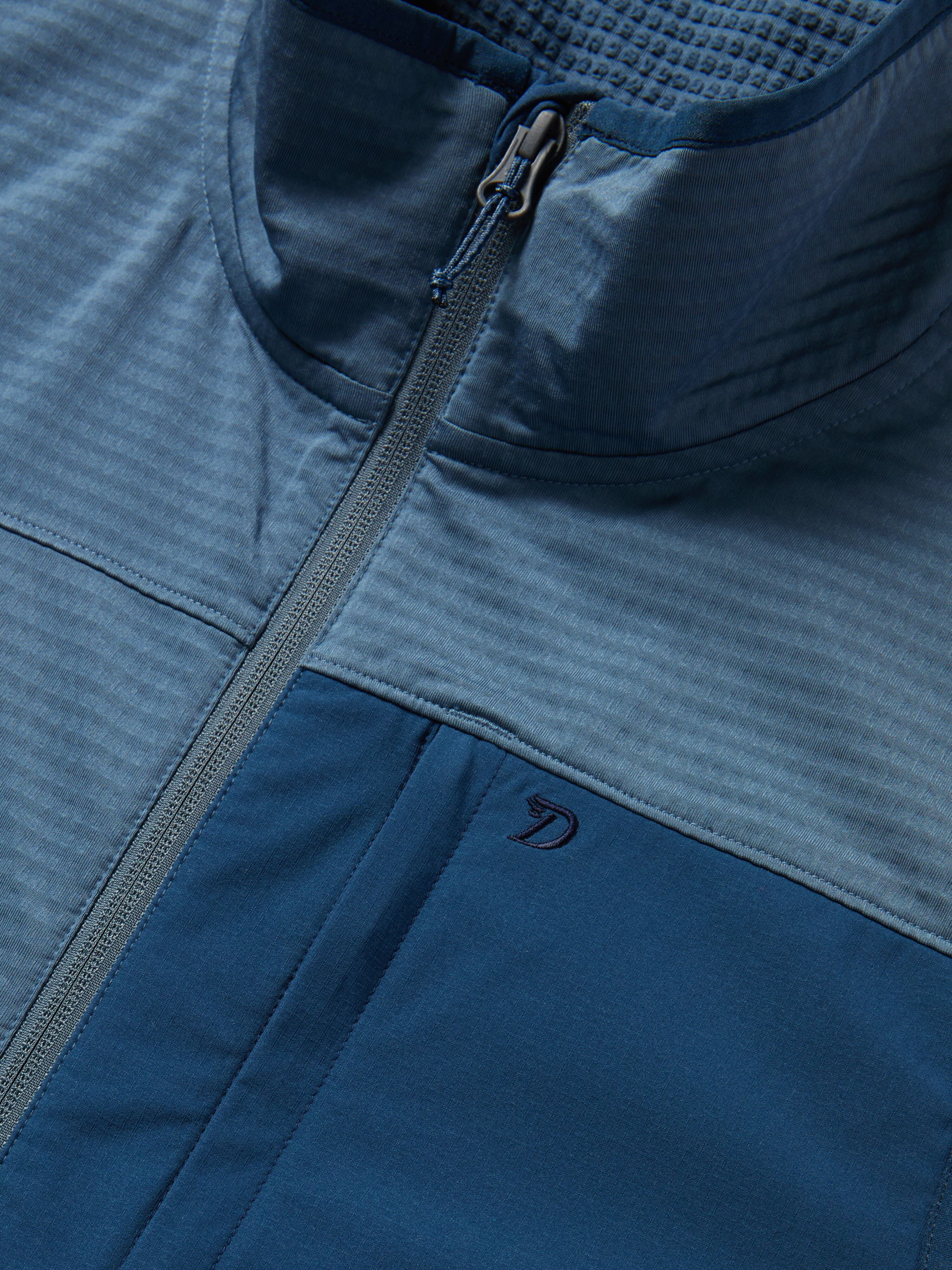 M's Lightweight Grid Tech Vest - Faded Navy/Bering Sea
