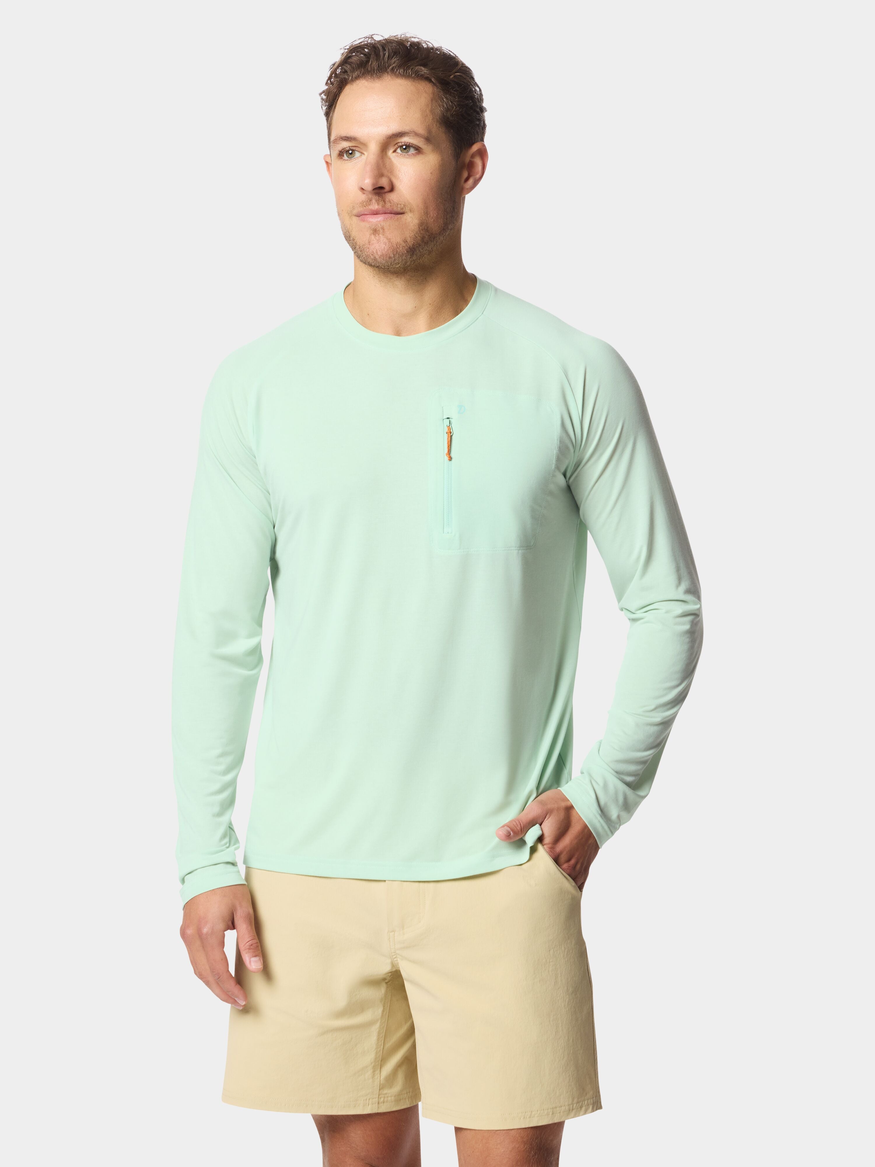 M's Lightweight Performance drirelease® Crew - Sea Foam