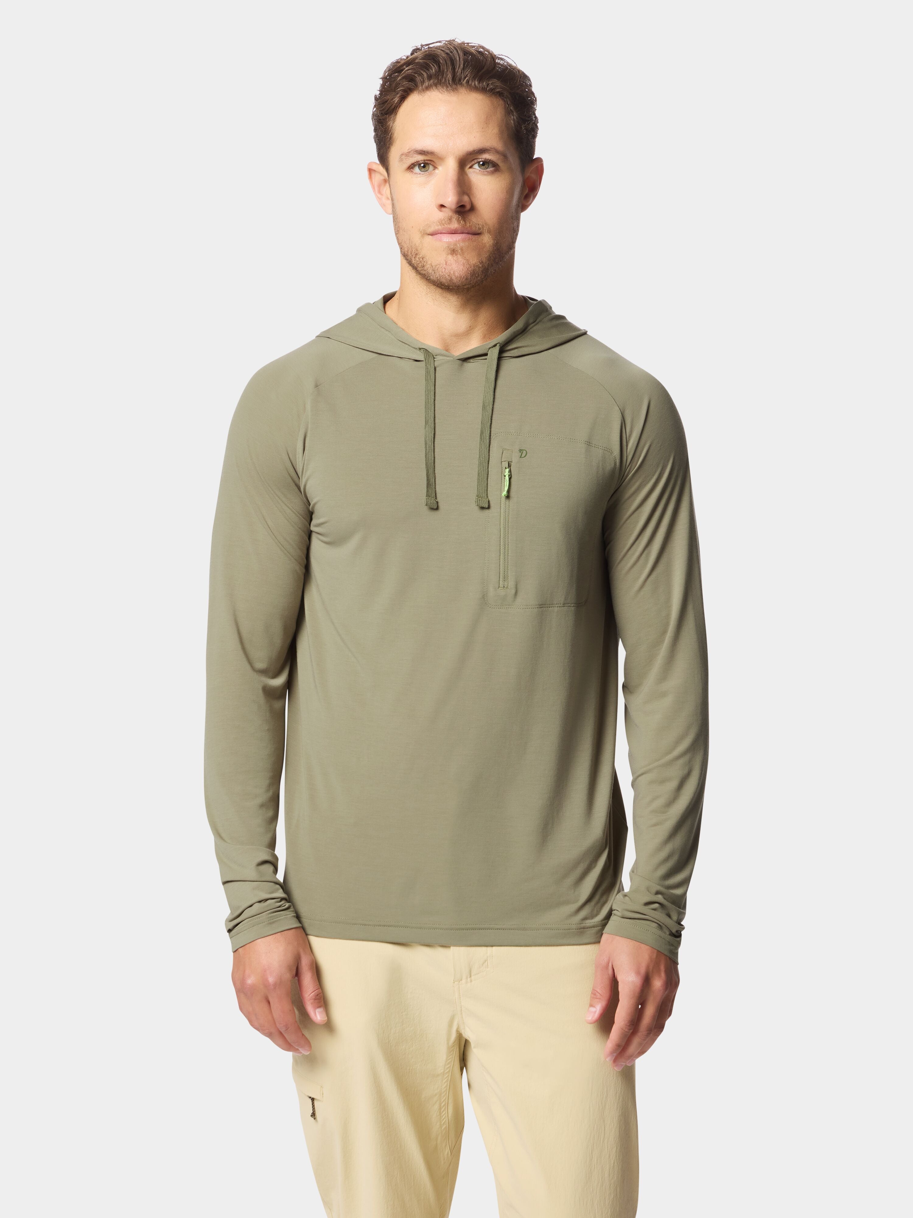 M's Lightweight Performance drirelease Hoodie - Sagebrush