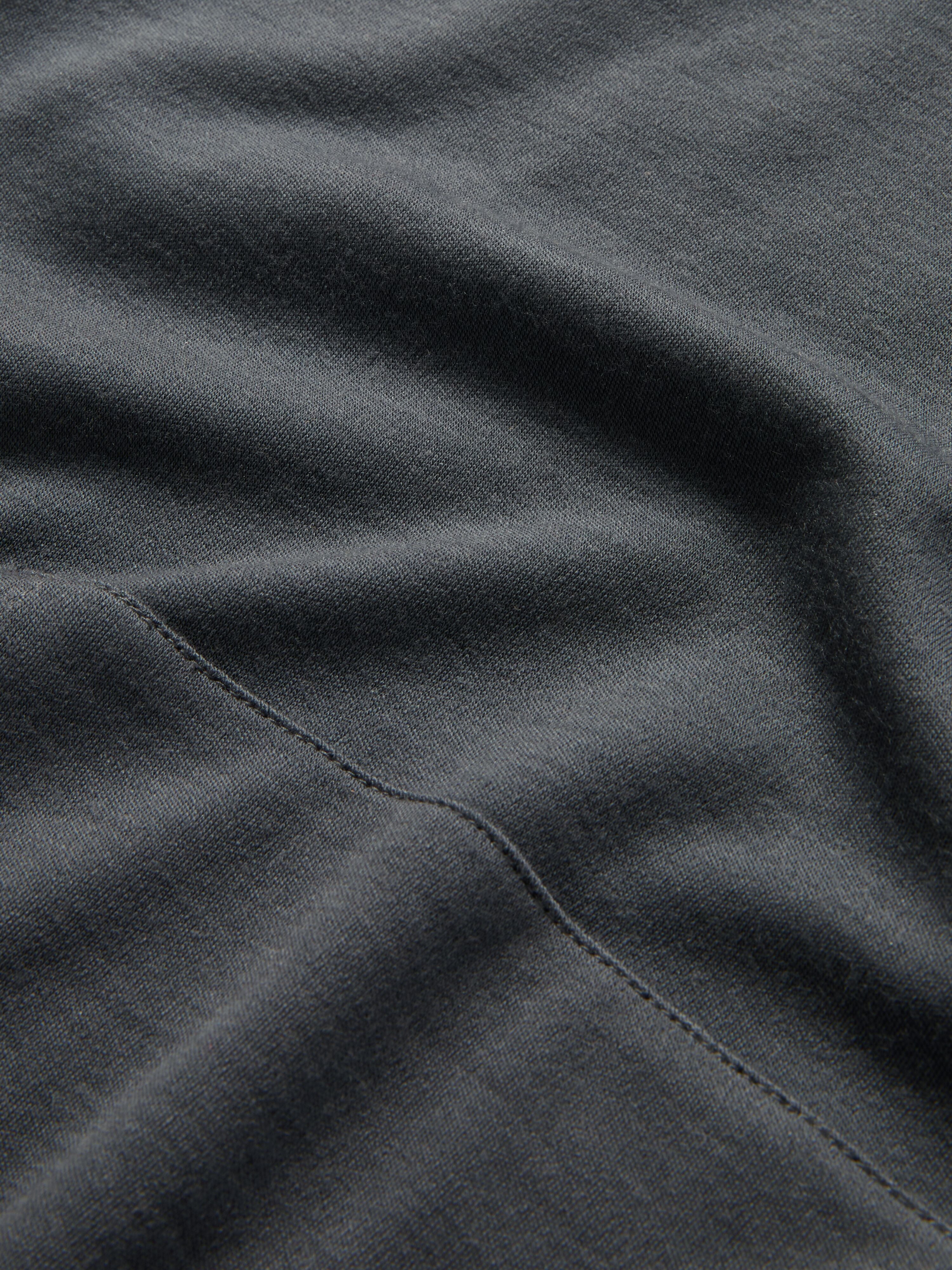 M's Merino Half Zip Hoodie - Charcoal