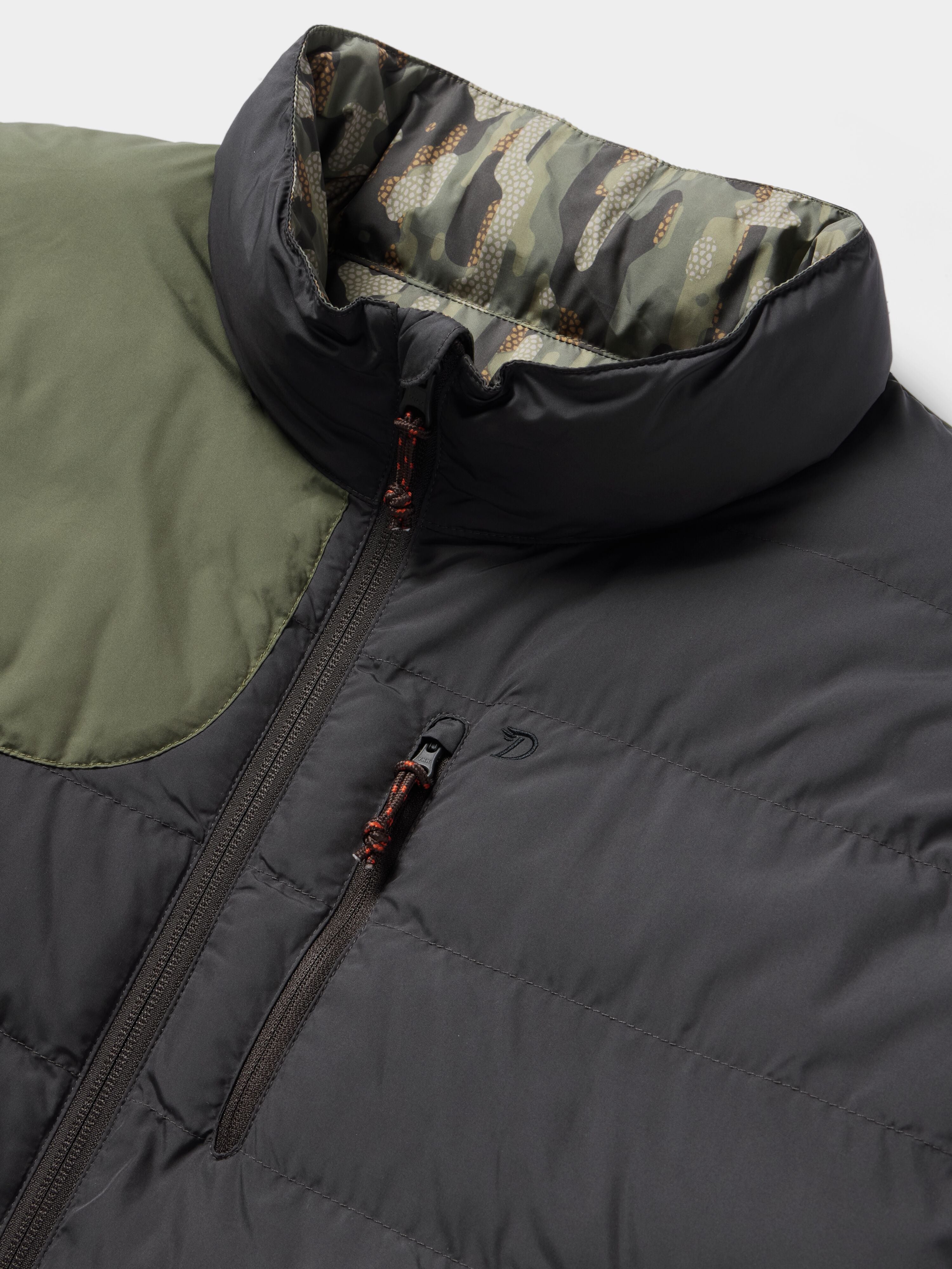 M's Reversible Puffer Jacket - Raven / Woodland