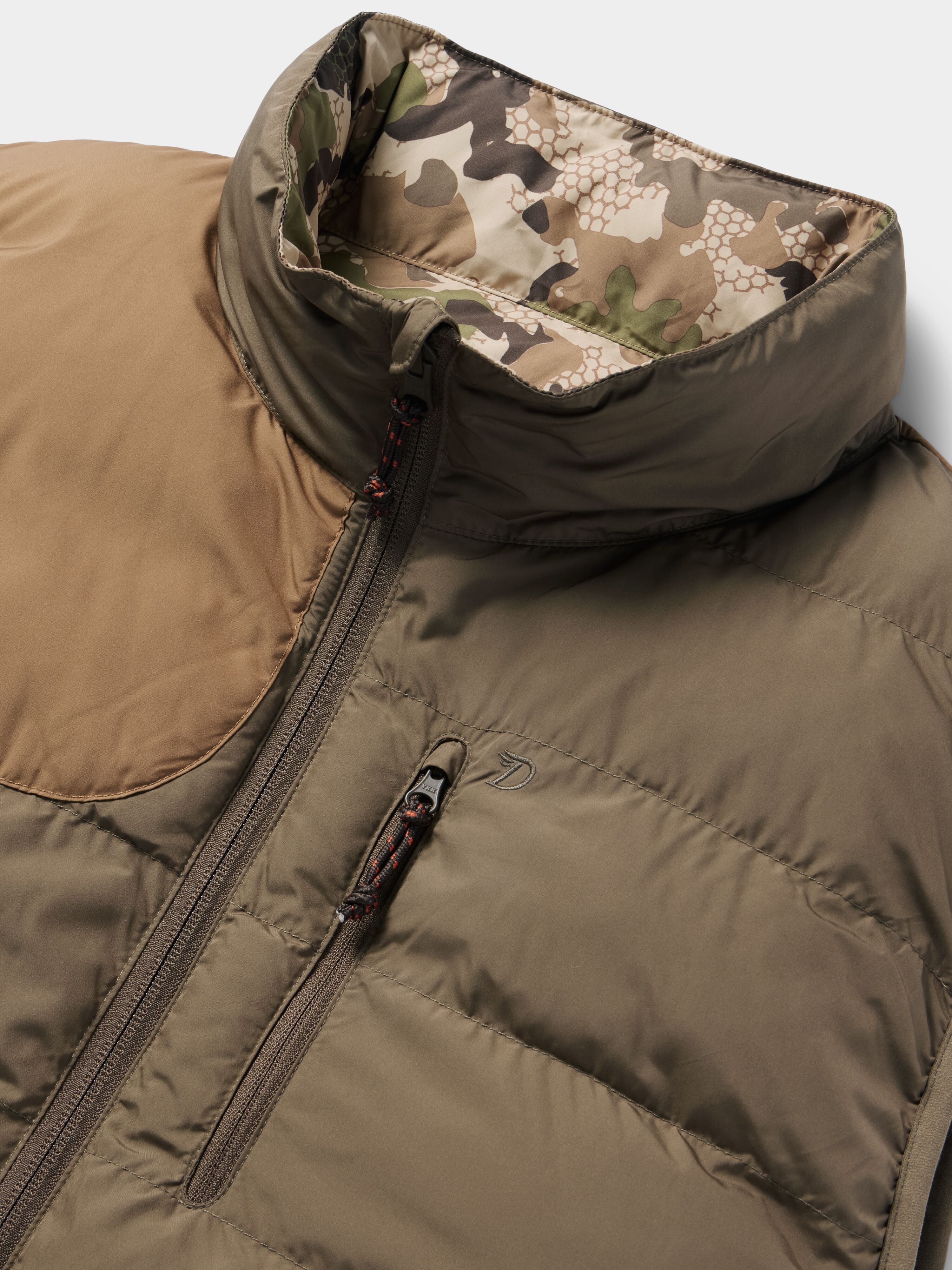 M's Reversible Puffer Vest - Pin Oak / Wetland