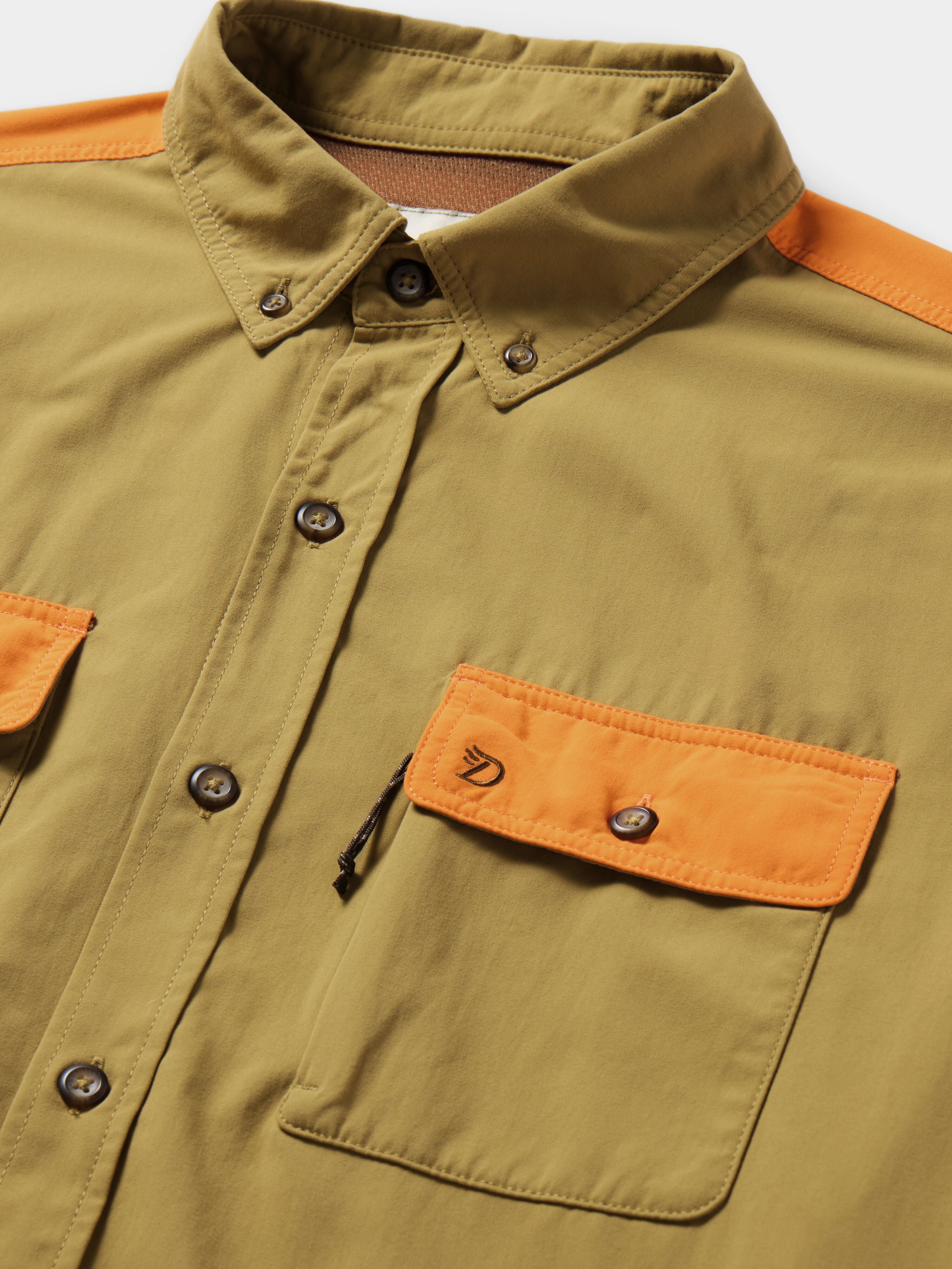 M's Lightweight Hunting Shirt Short Sleeve - Wheat/Blaze