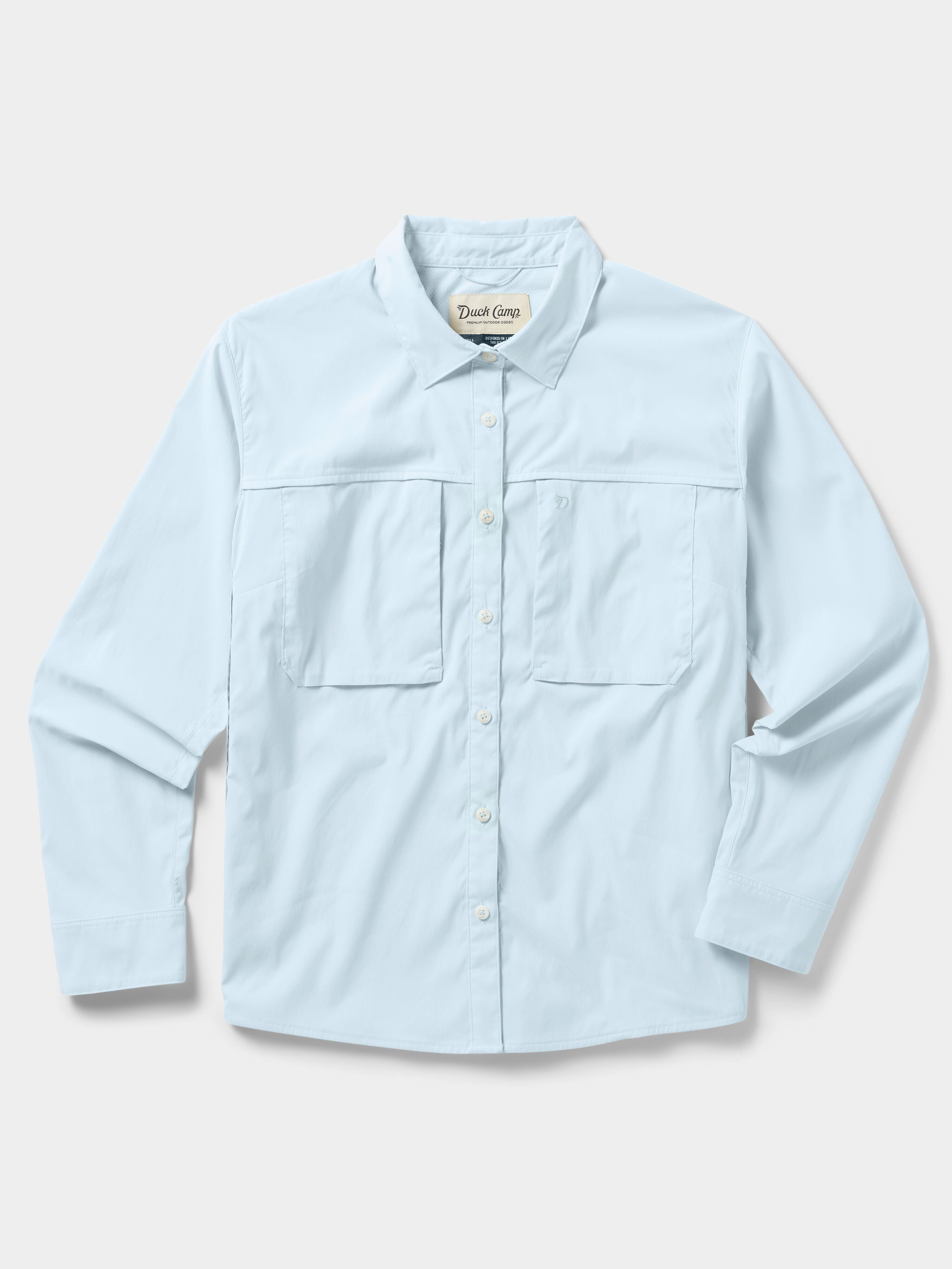 W's Lightweight Fishing Shirt Long Sleeve - Ice Water
