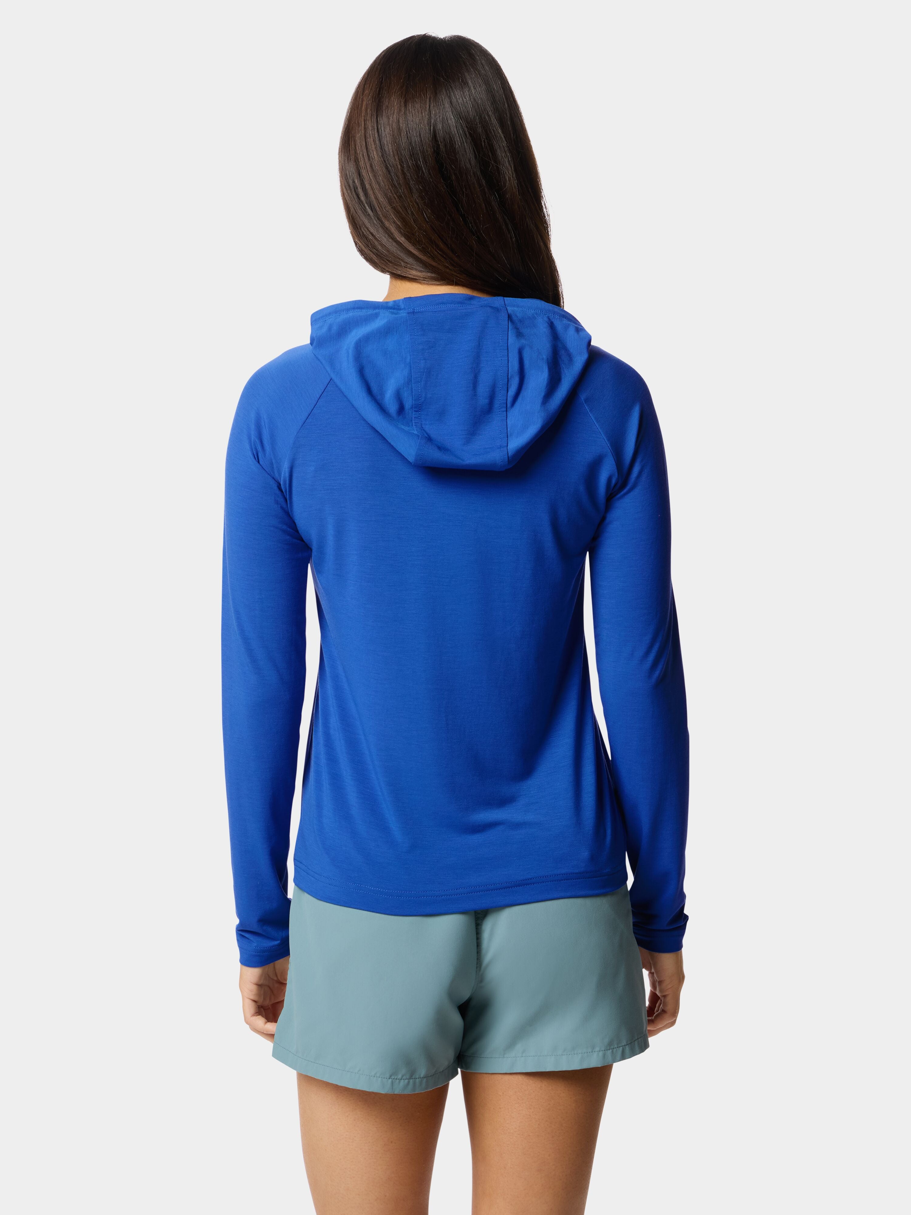 W's Lightweight Performance Hoodie - Tide Blue