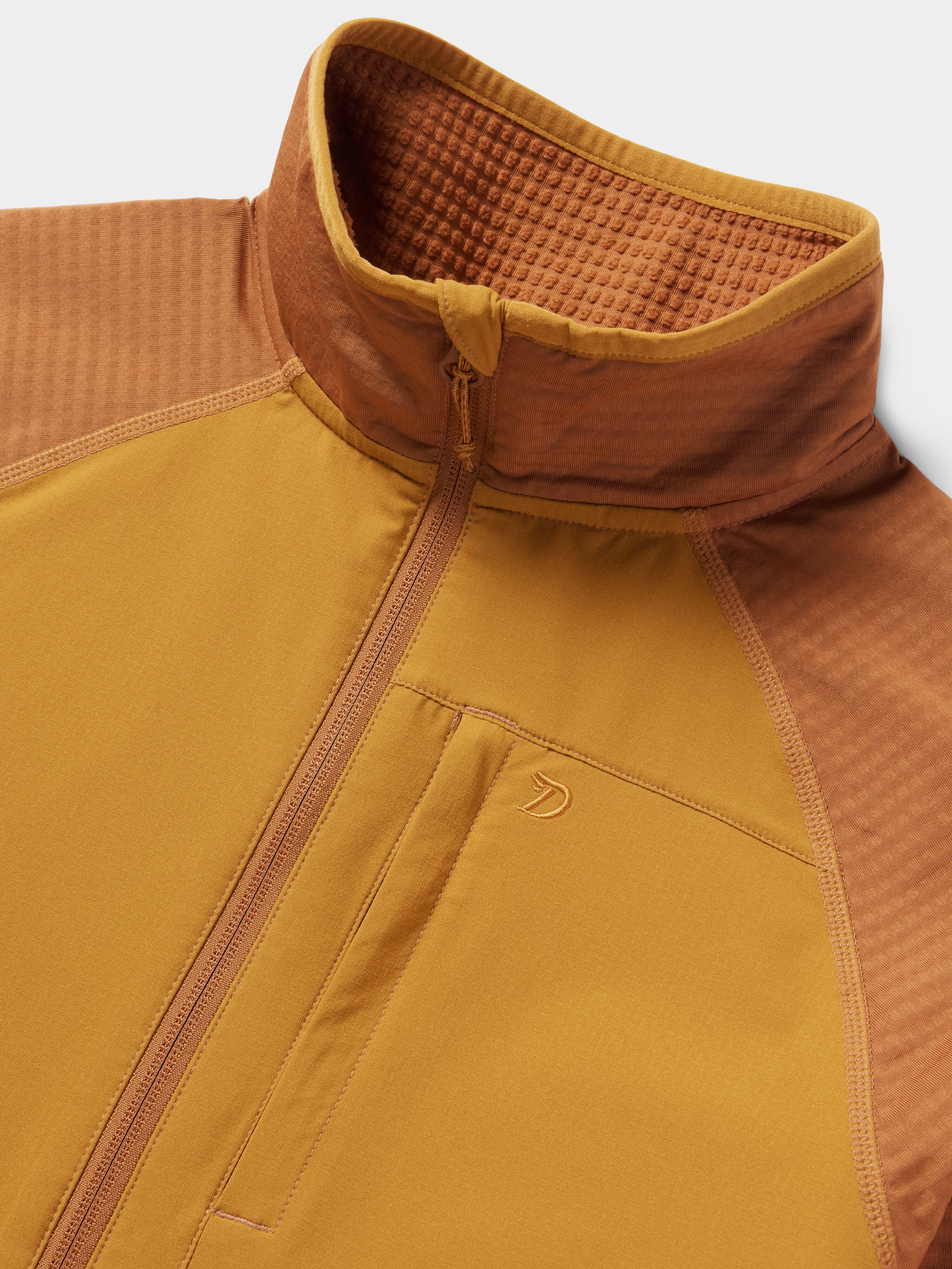 W's Lightweight Grid Tech Fleece Half Zip - Clay/Coastal Copper