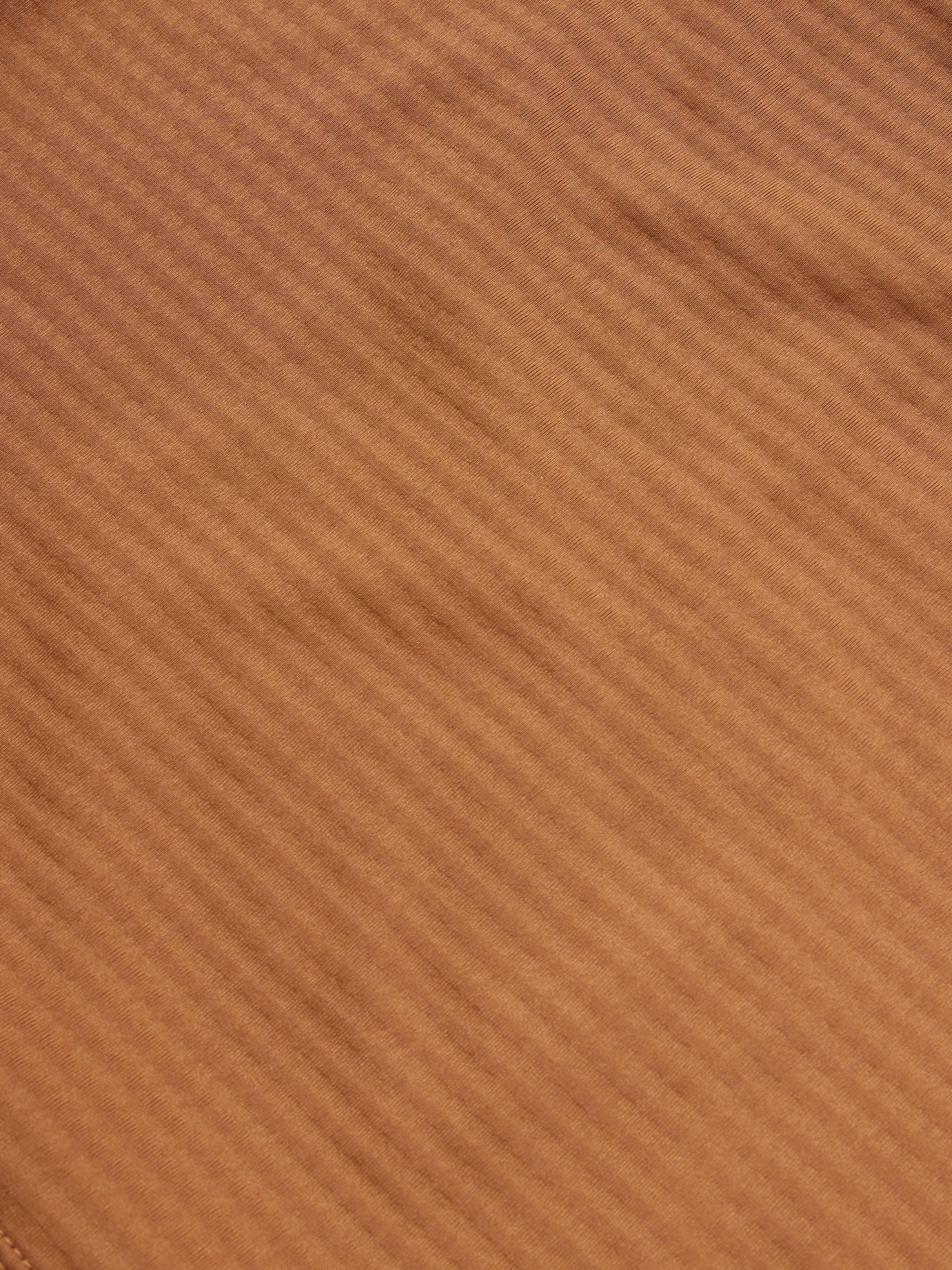 W's Lightweight Grid Tech Fleece Half Zip - Clay/Coastal Copper