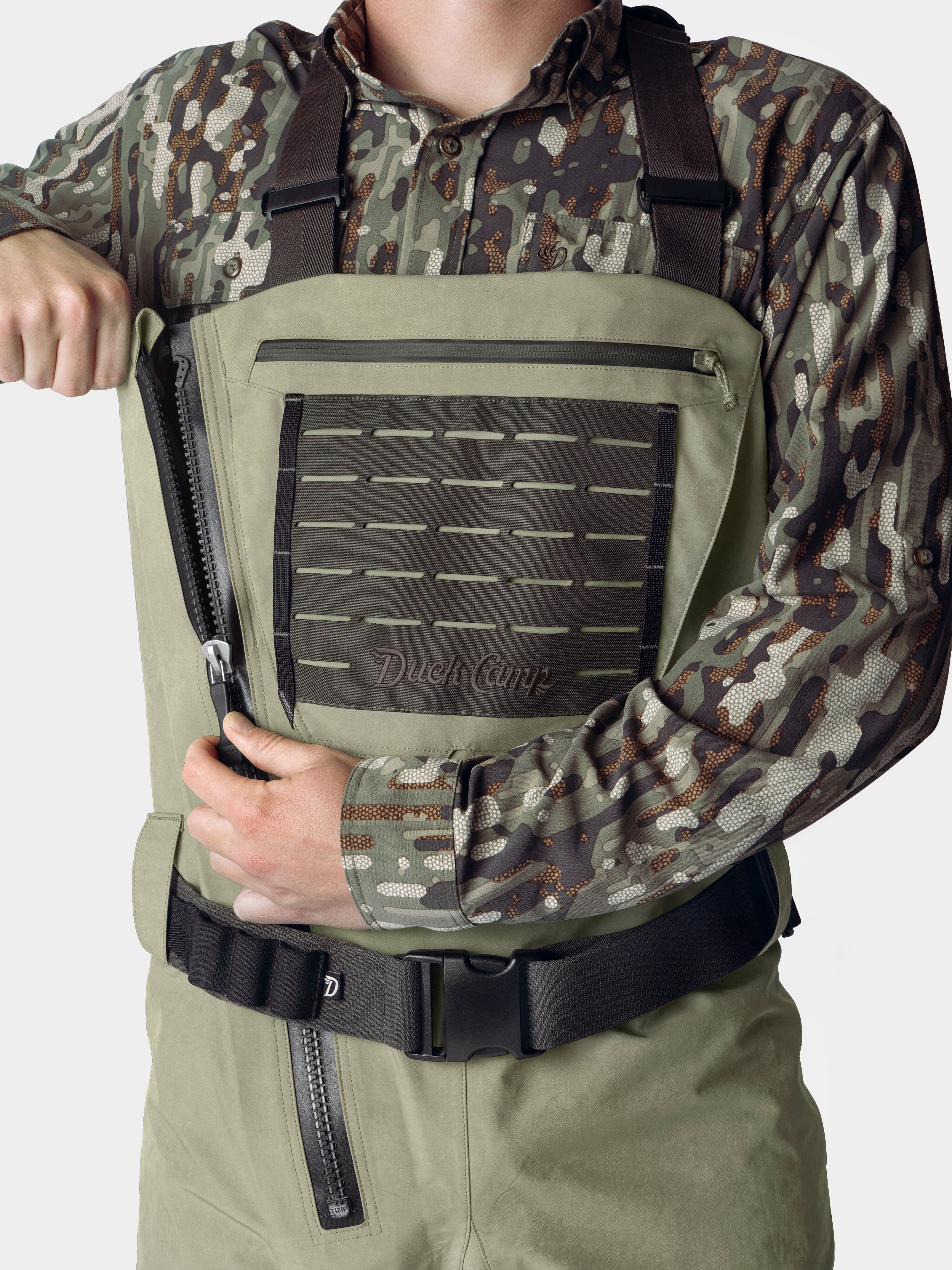 M's Zip Waders - Moss/Raven