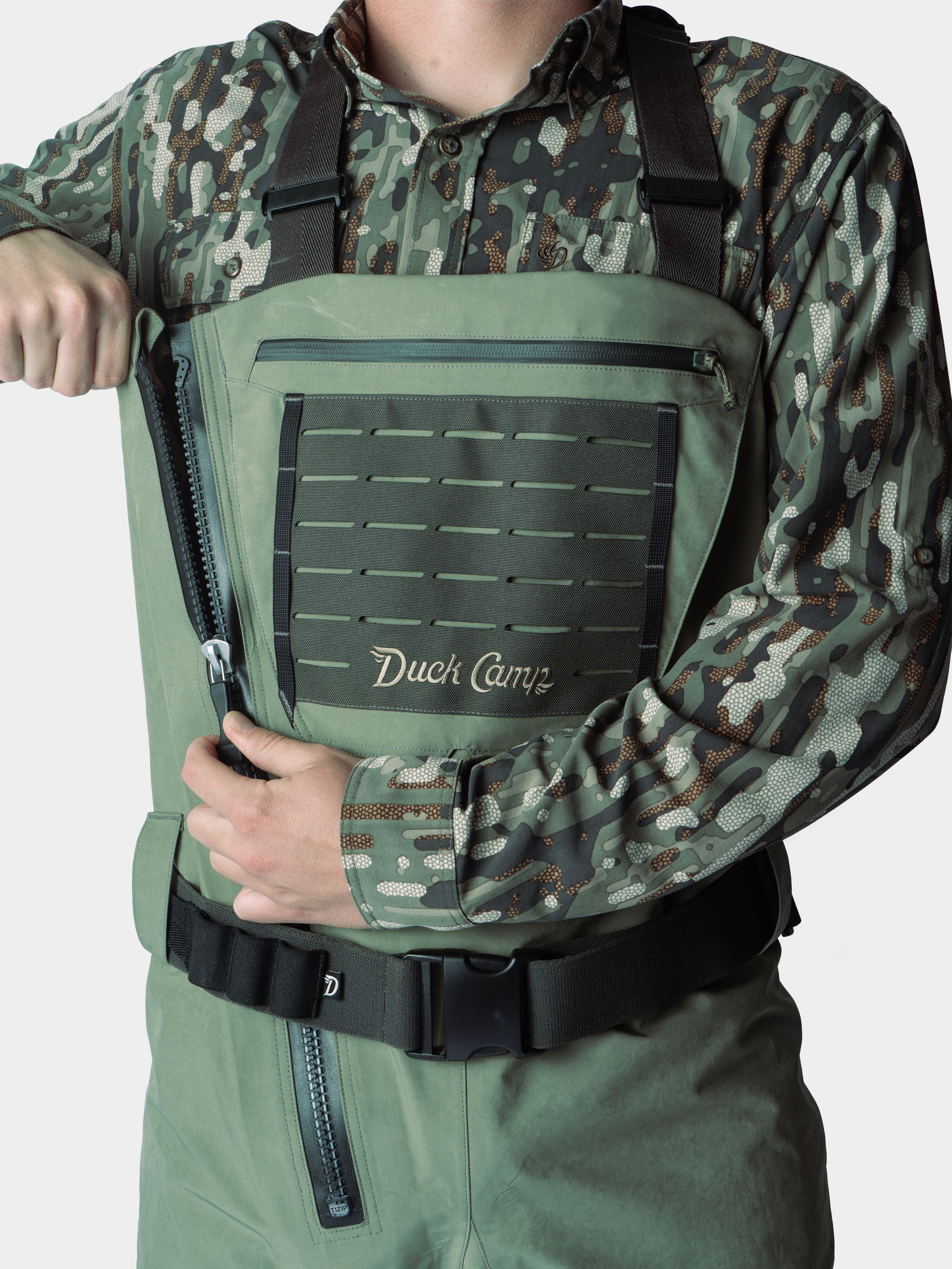 M's Zip Waders - Moss/Raven