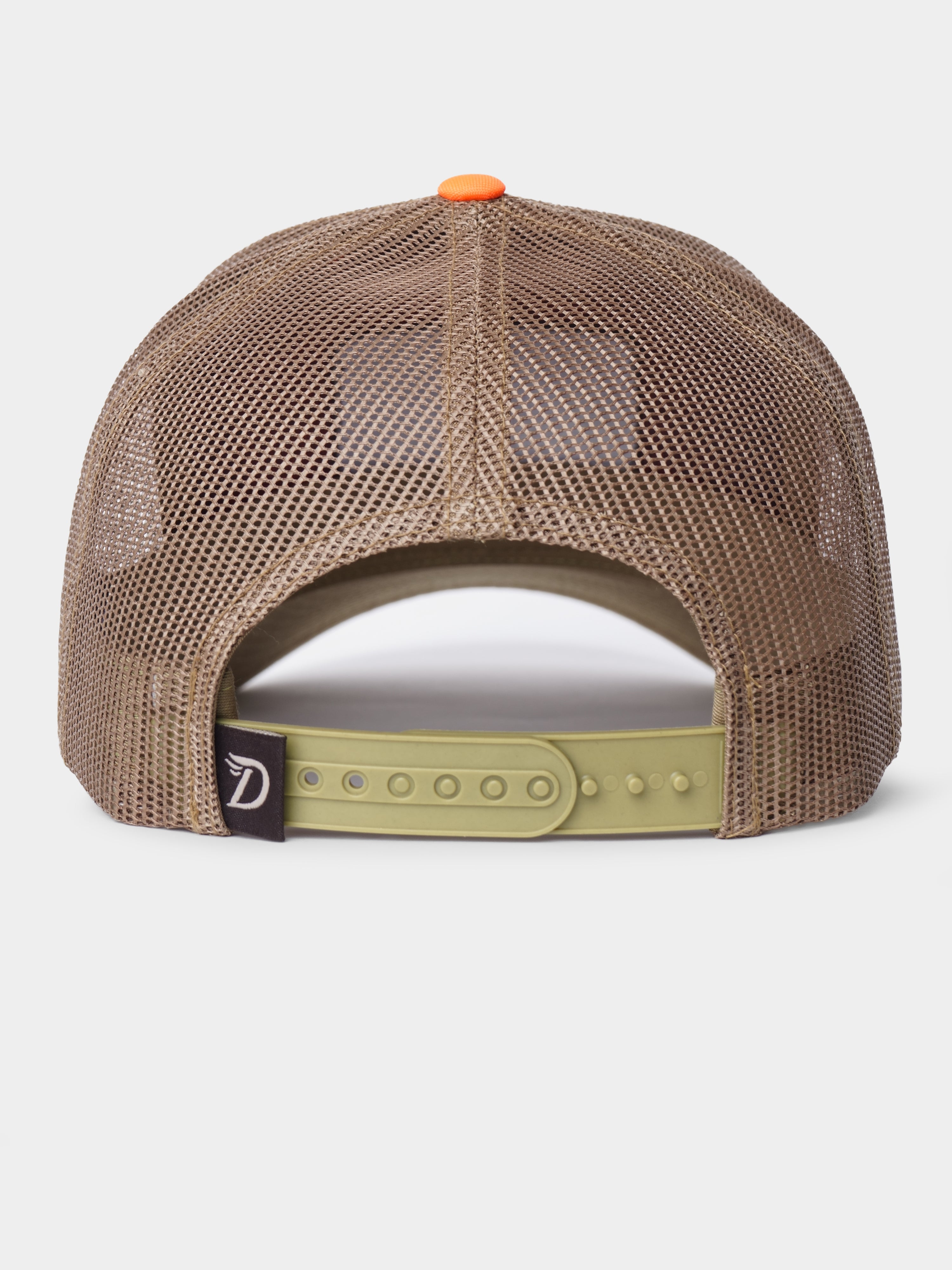 Duck Camp Trucker Hat - Wheat/Blaze