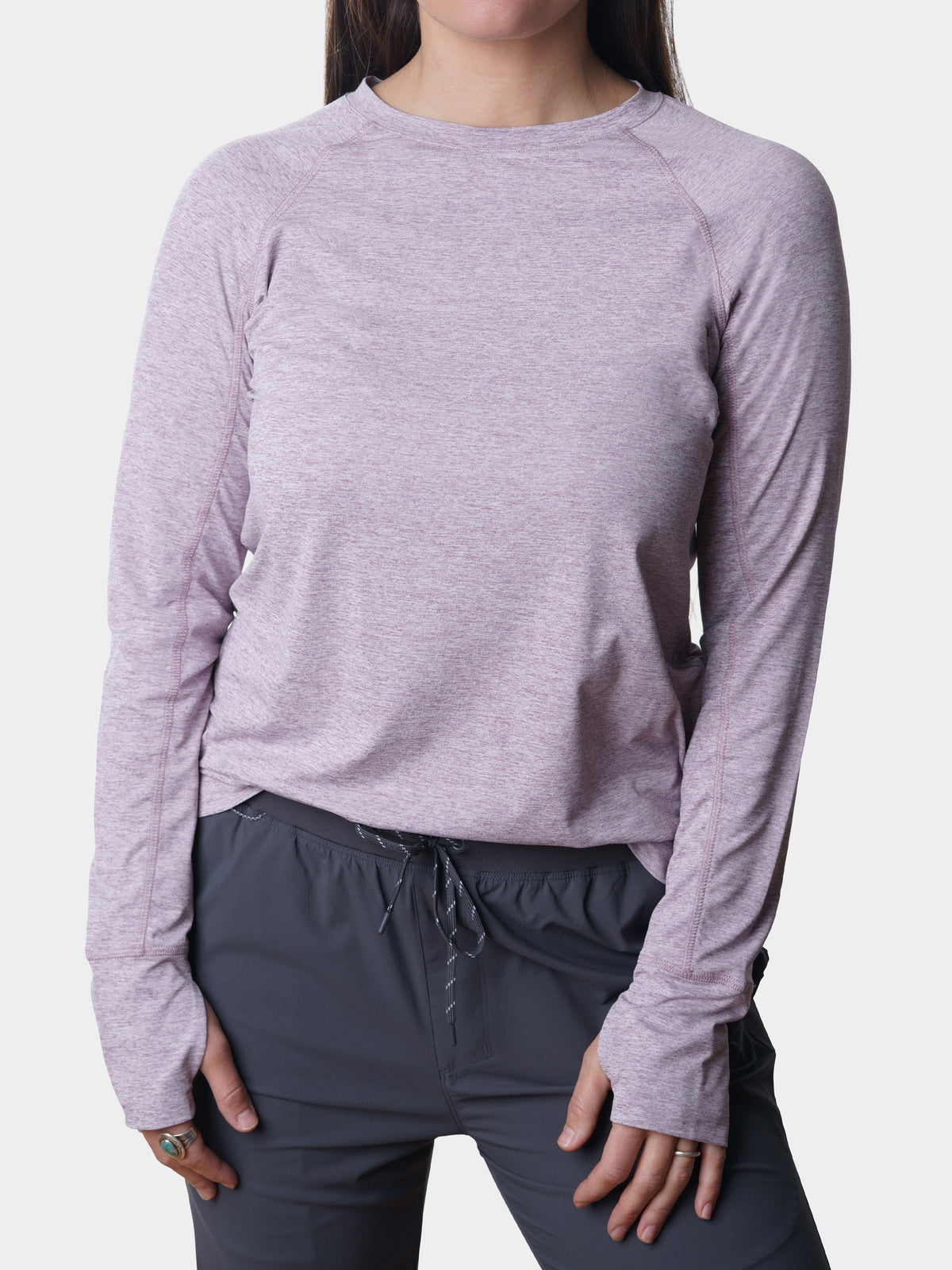 W's Rockport Crew - Heathered Sea Star