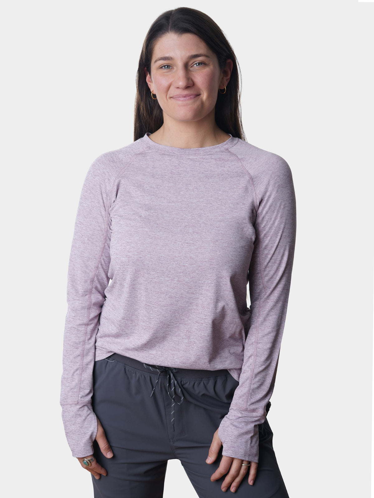 W's Rockport Crew - Heathered Sea Star