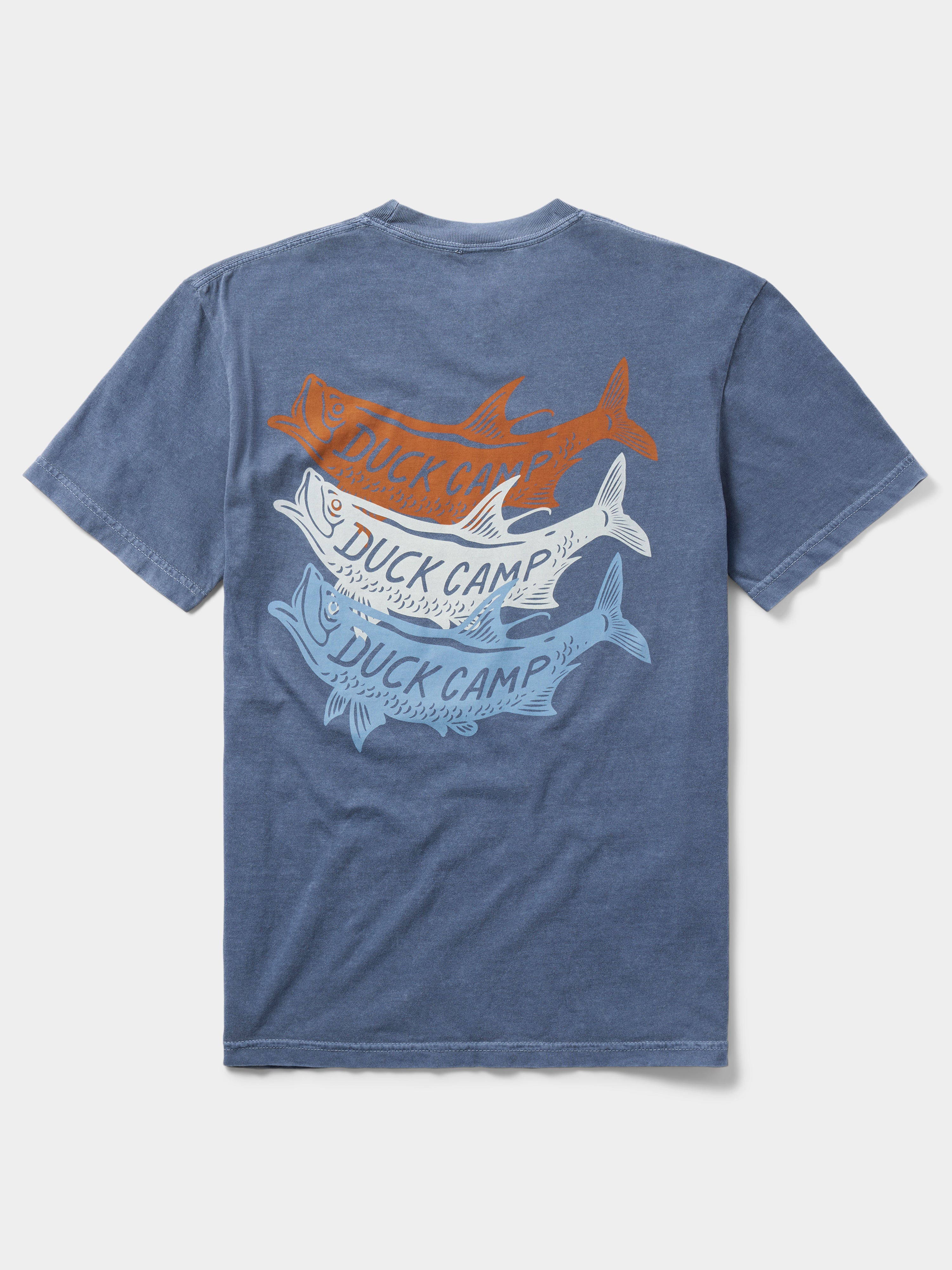 Tri-Tarpon Tee - Dark Denim