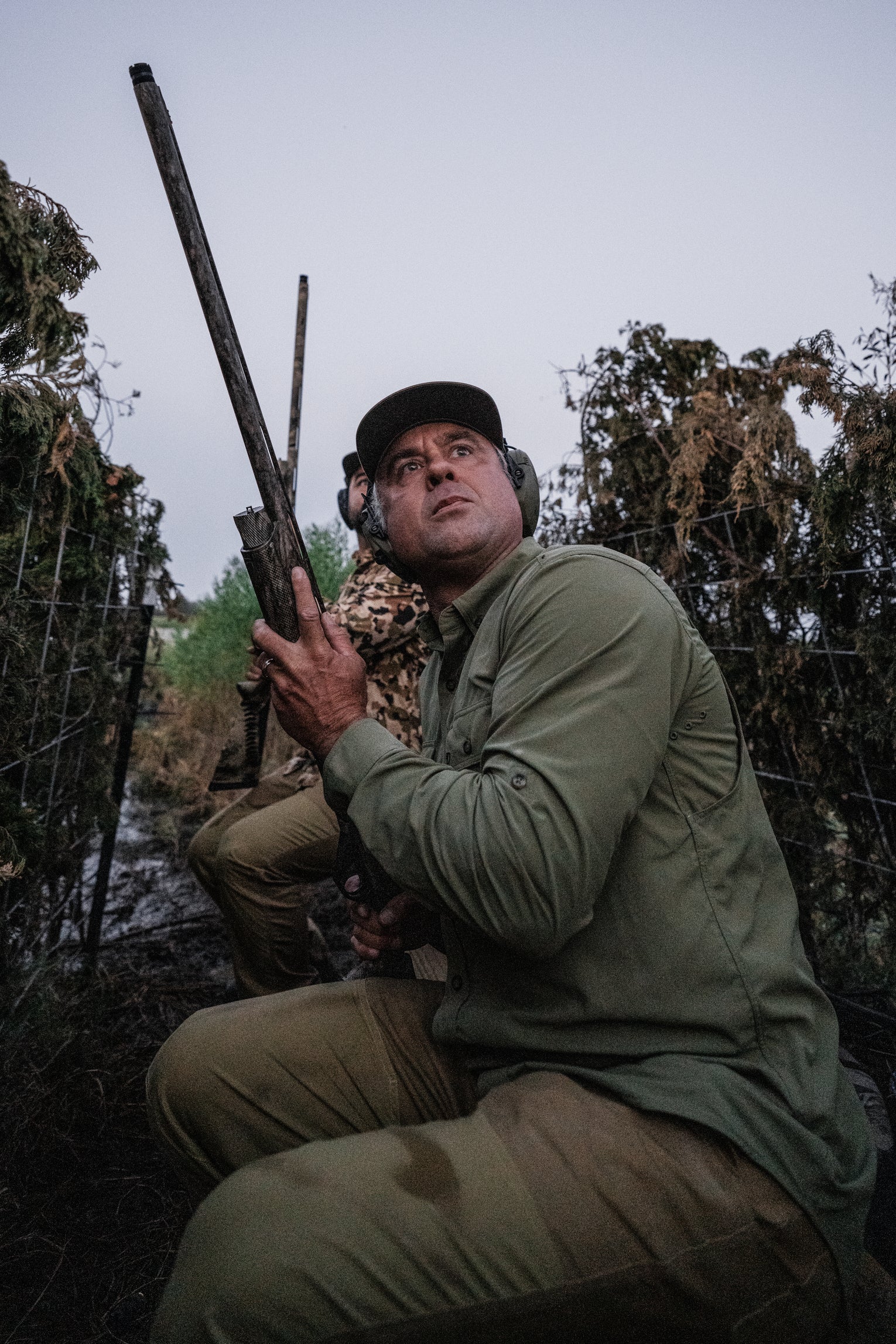 M's Lightweight Hunting Shirt Long Sleeve - Military Green