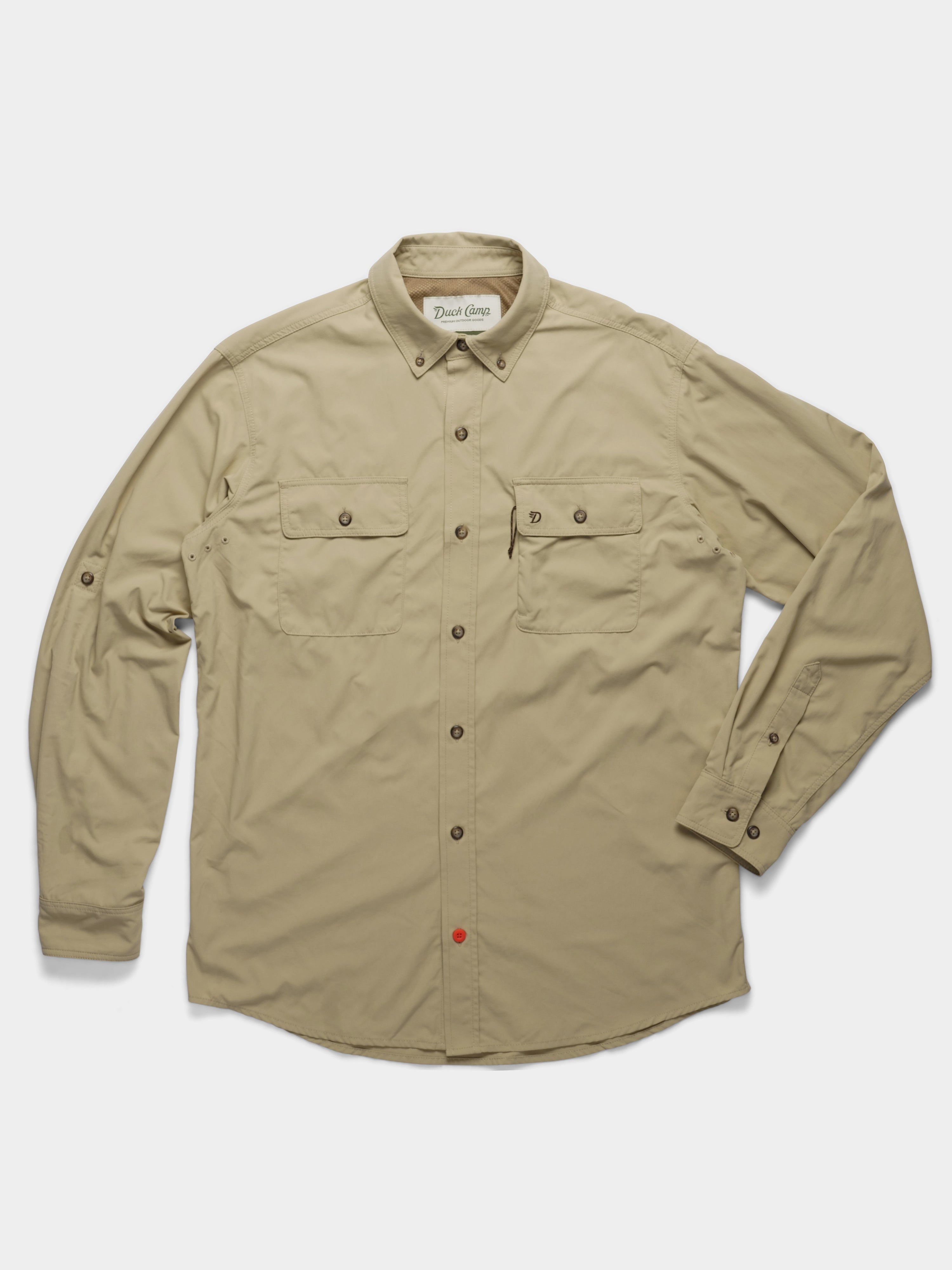 Lightweight Hunting Shirt Long Sleeve - Pumice – Duck Camp