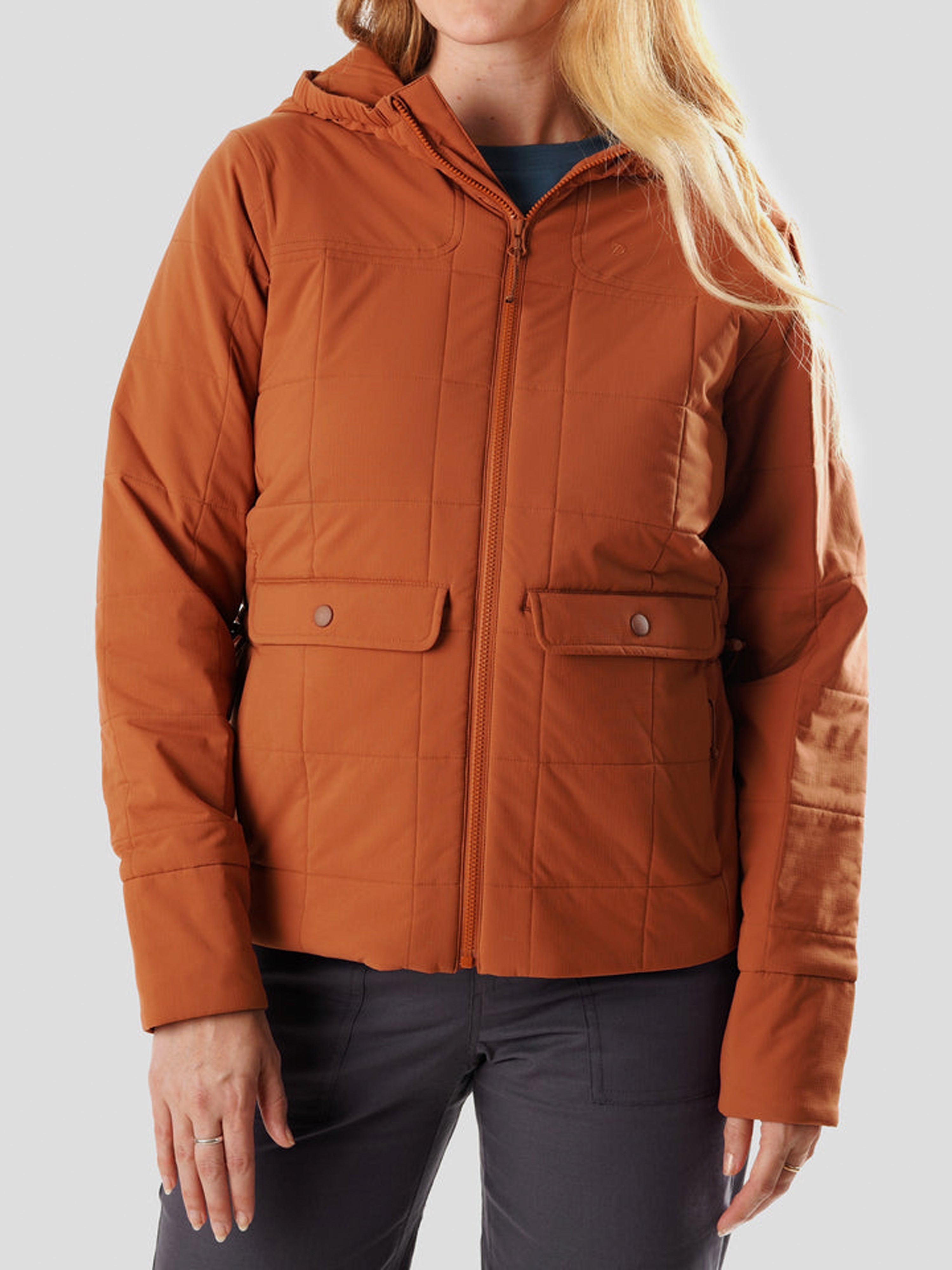 W's Airflow Insulated Hoodie - Clay