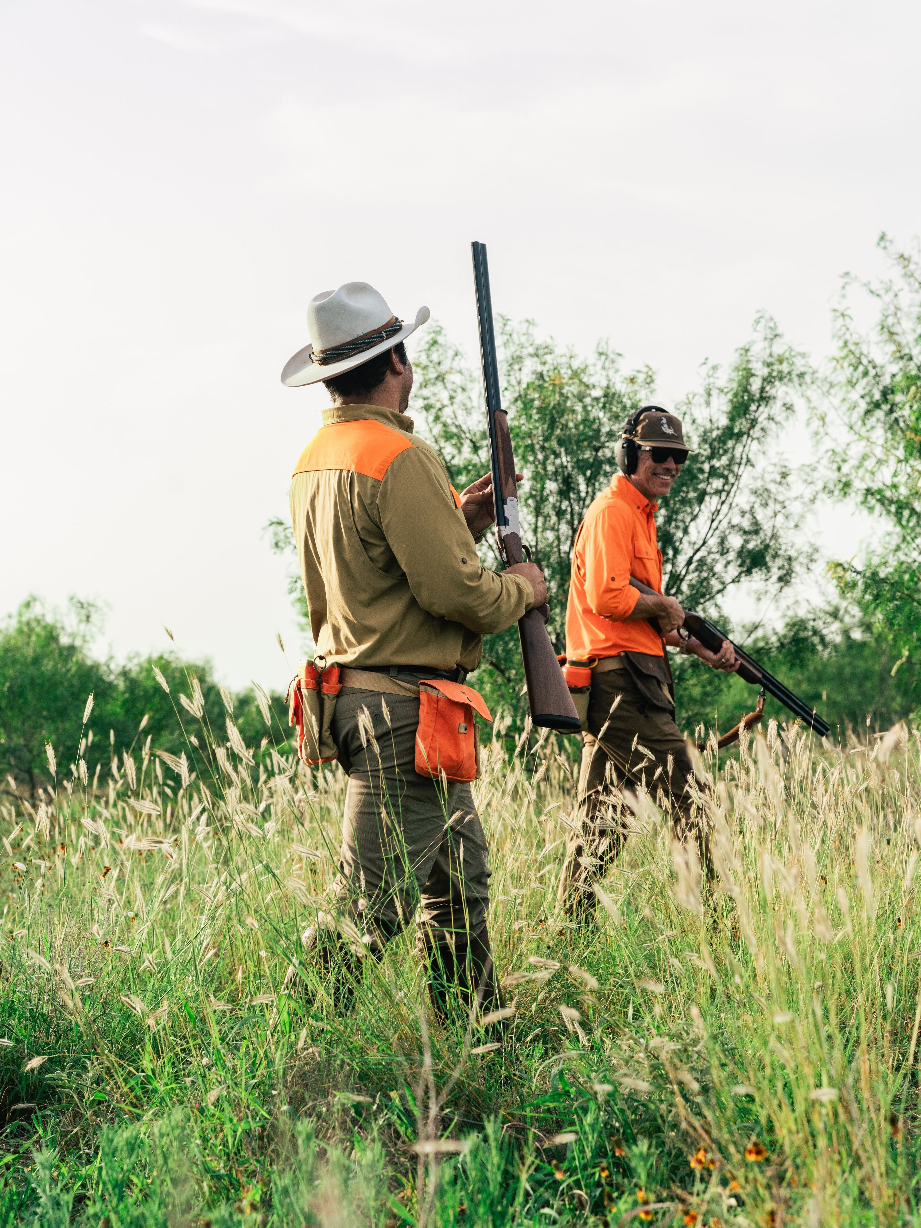 M's Lightweight Hunting Shirt Long Sleeve - Wheat/Blaze