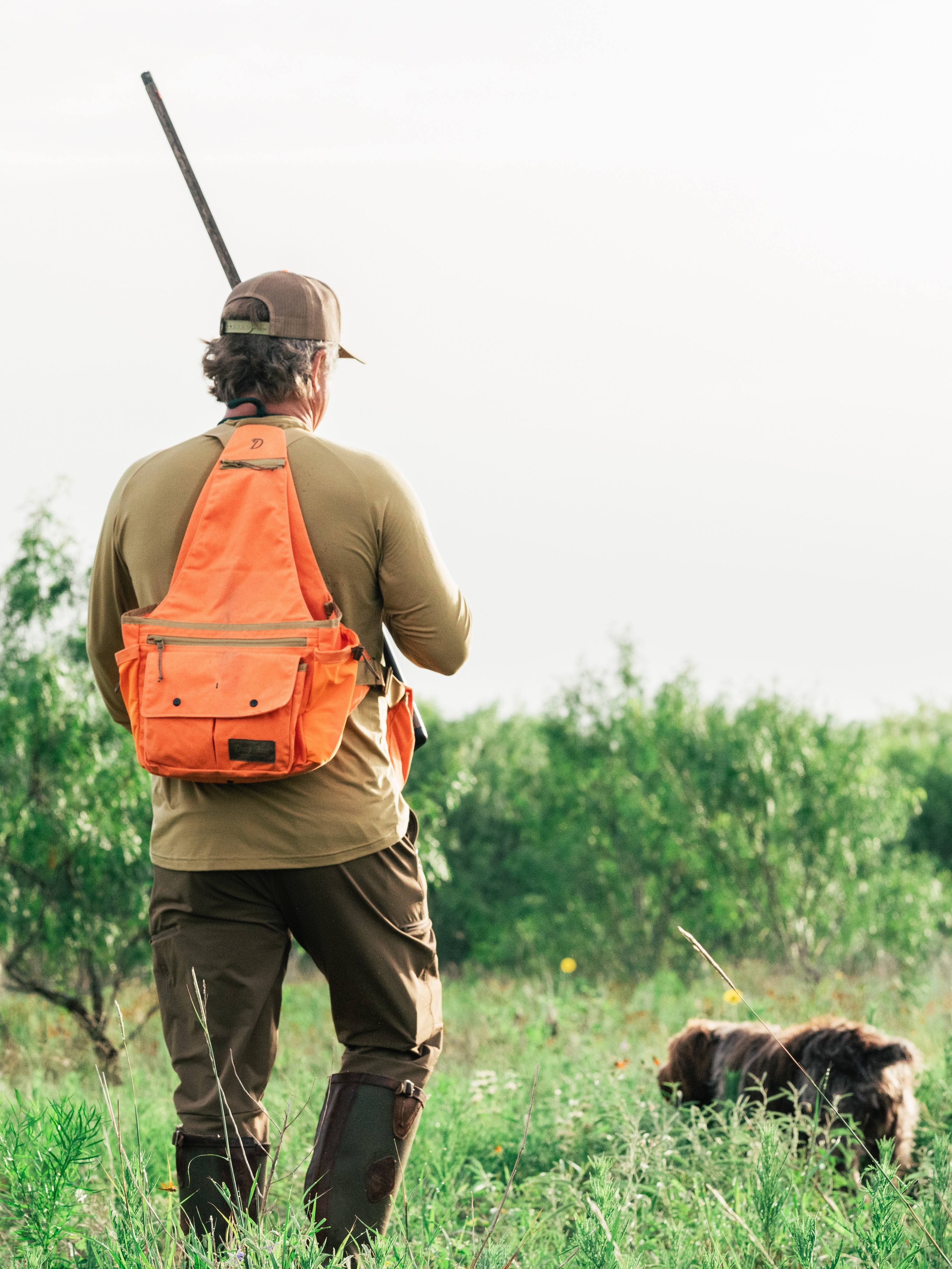 Canvas Upland Strap Vest - Blaze/Wheat