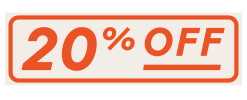 :20% off