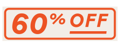 :60% off