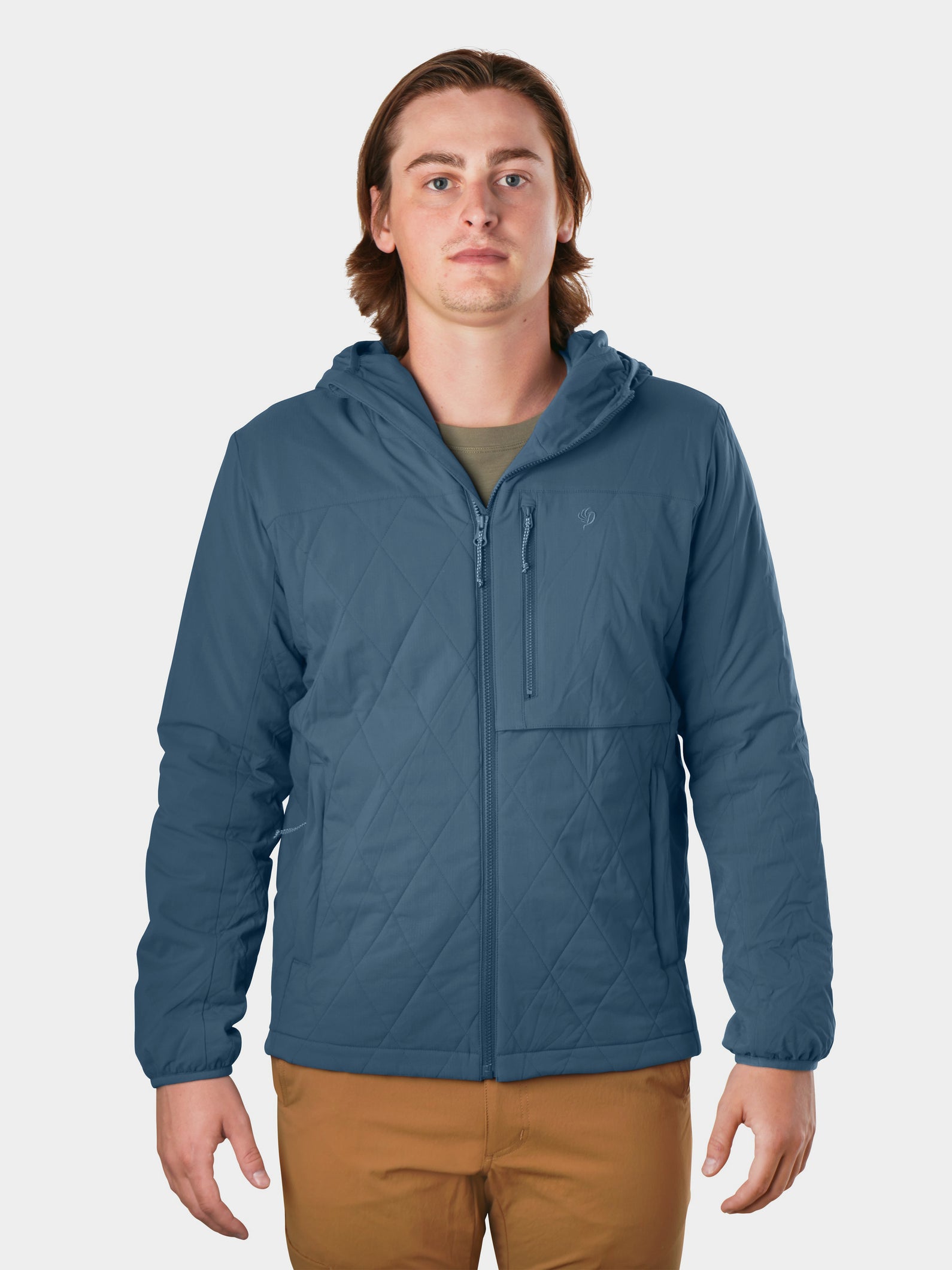 M's Airflow Insulated Hoodie - Channel Blue