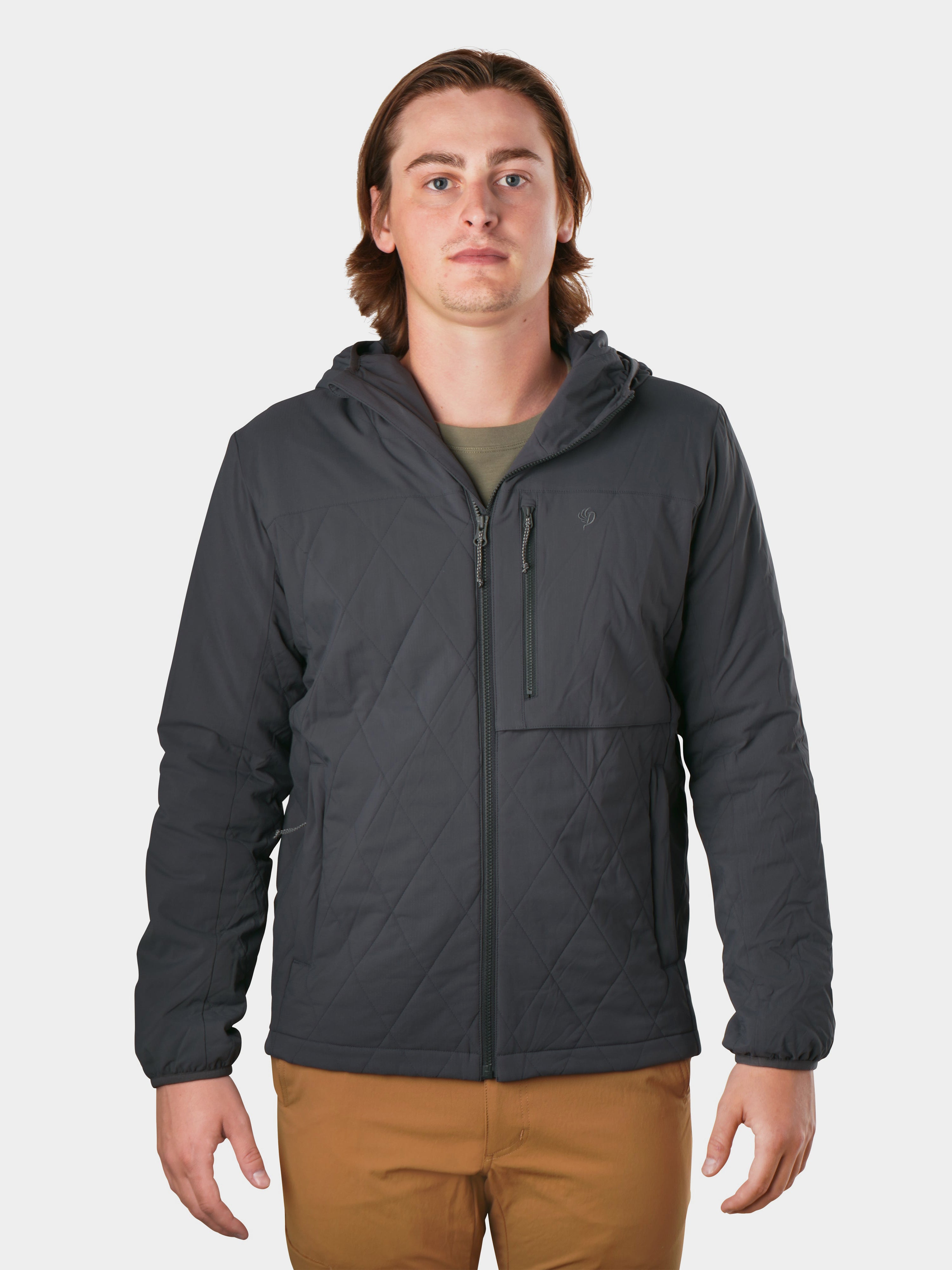 Airflow Insulated Hoodie Charcoal