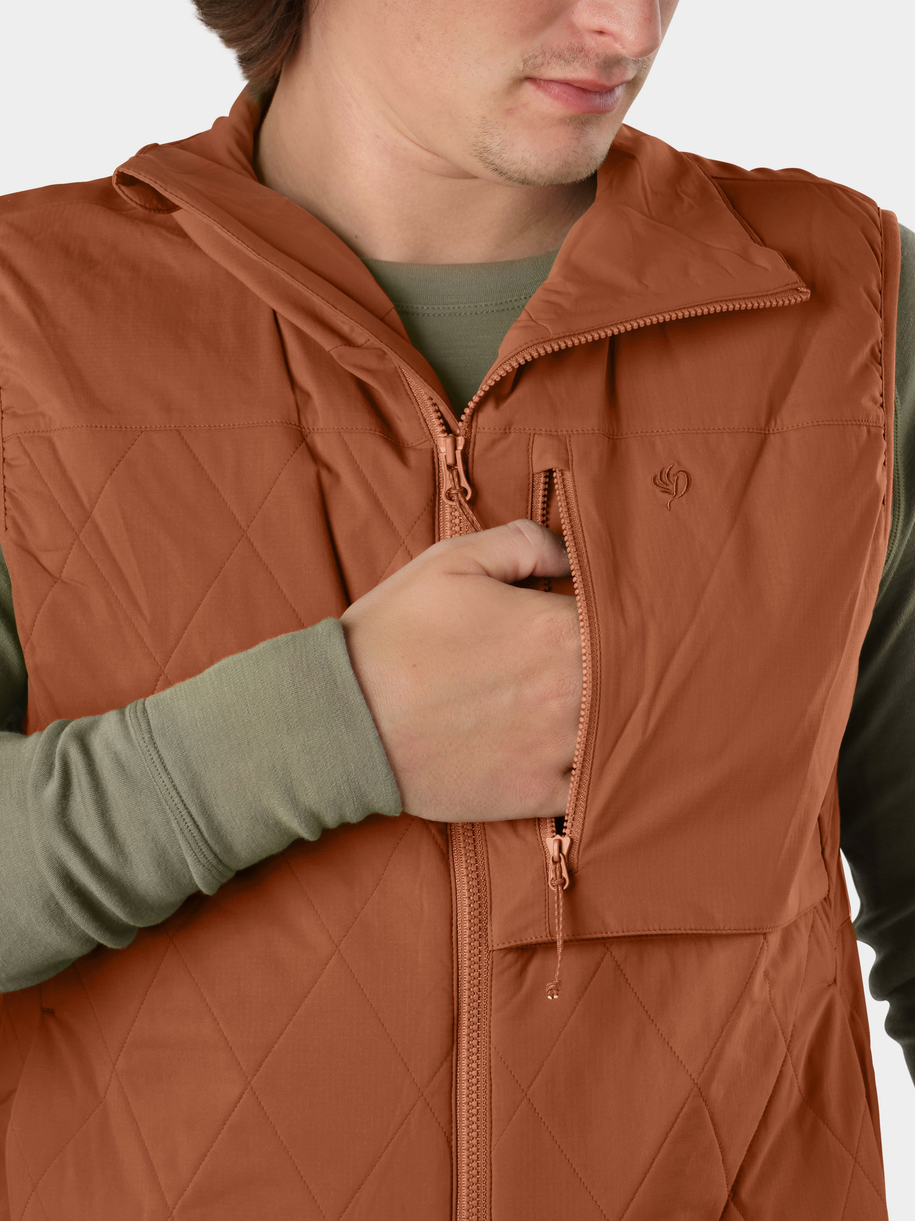Airflow Insulated Vest - Clay