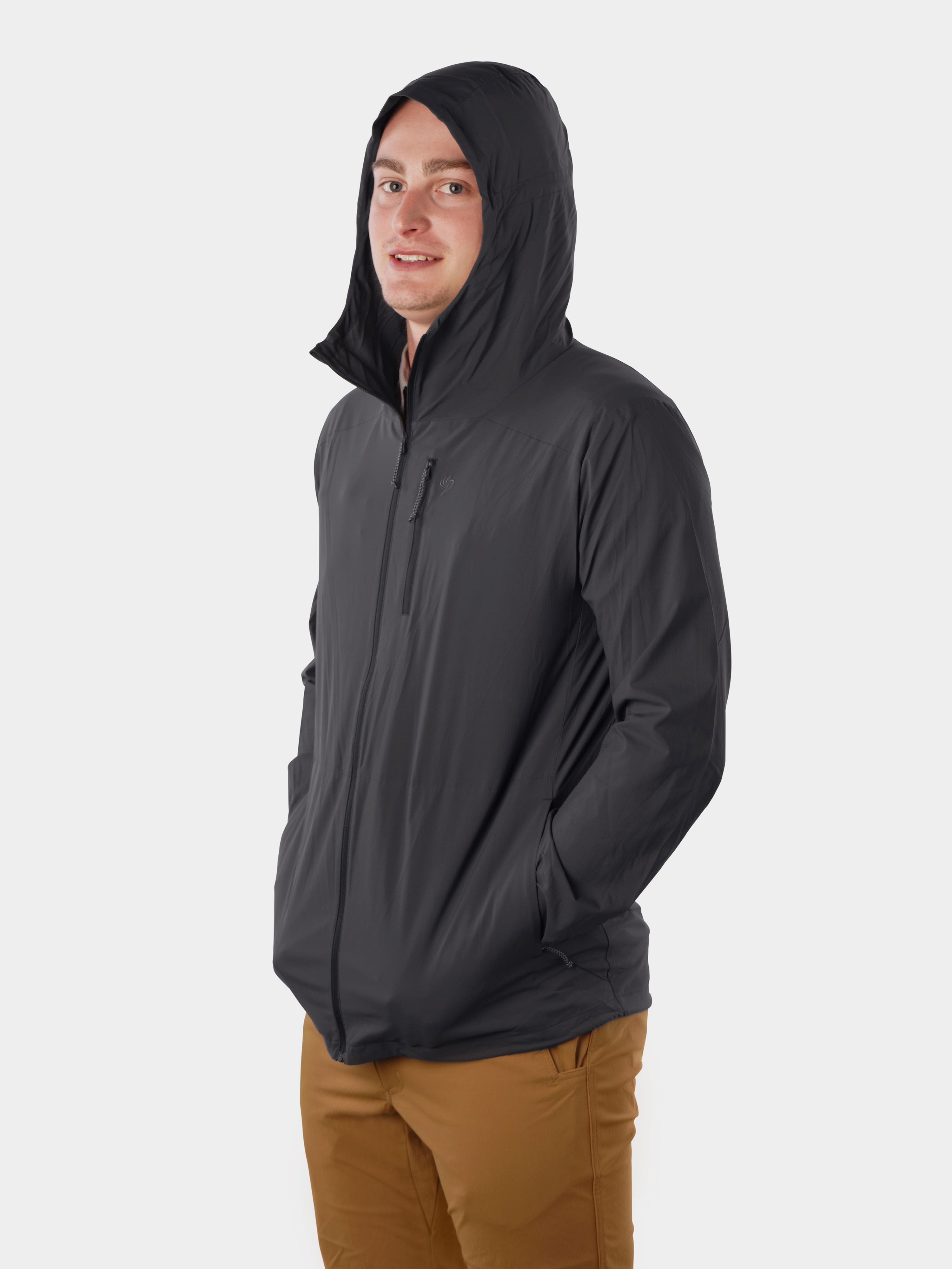M's Airflow Windshell Jacket - Charcoal