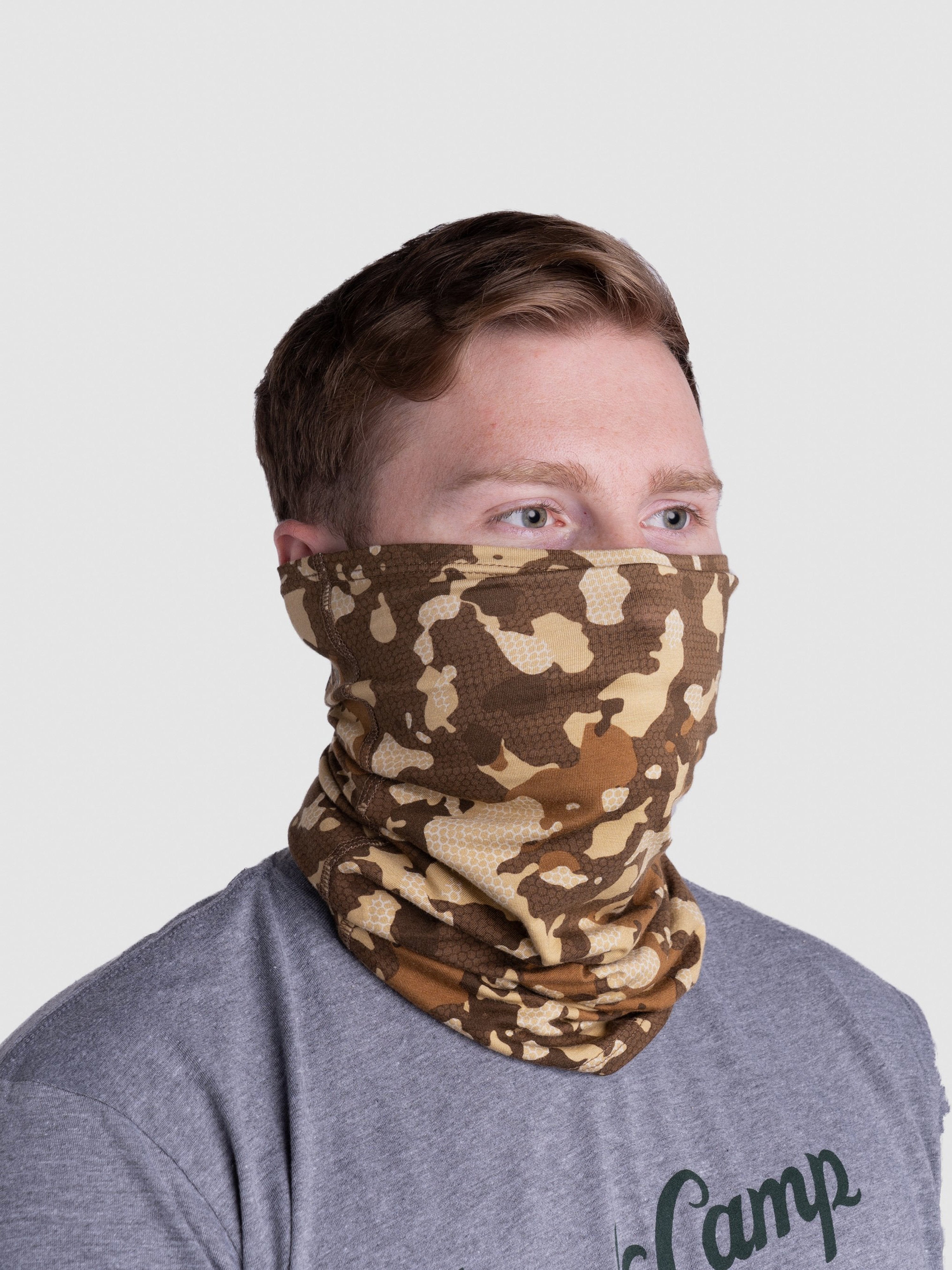 Original Bamboo Neck Gaiter - Late Season Wetland – Duck Camp