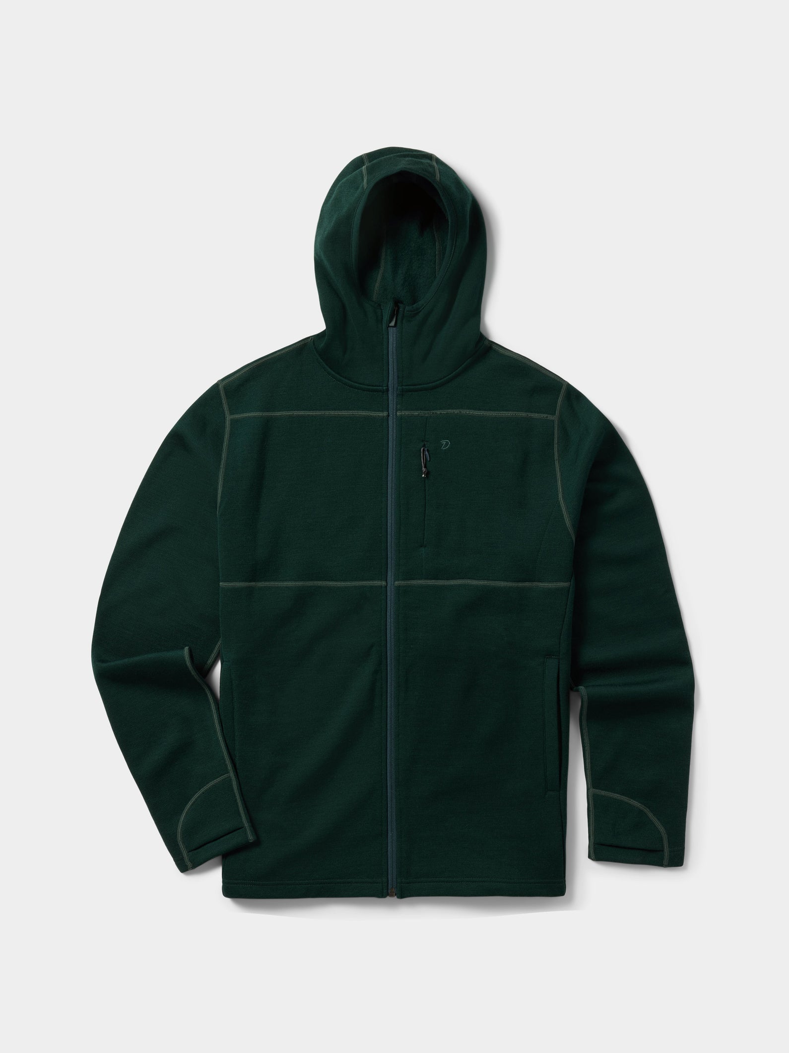 Barnburner Full Zip Hoodie - Pine Green