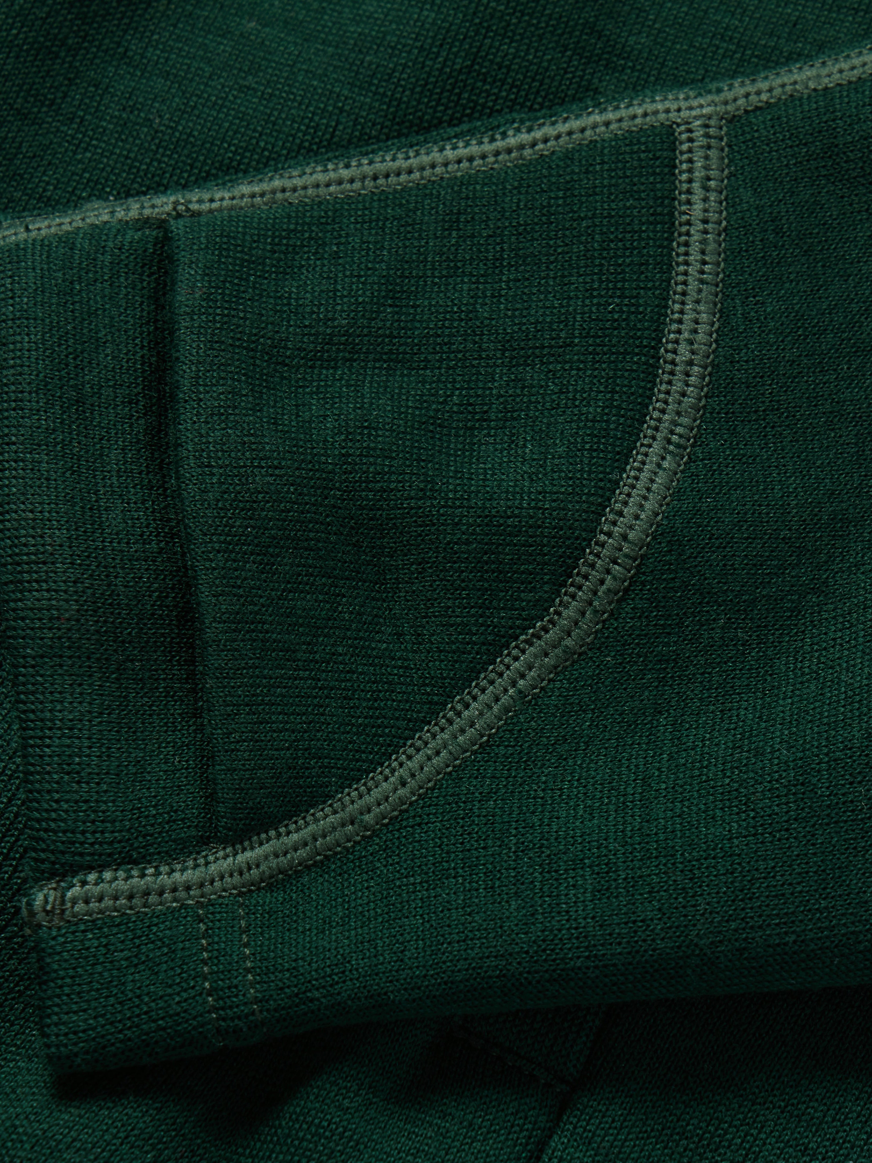 M's Barnburner Merino Hoodie Full Zip - Pine Green