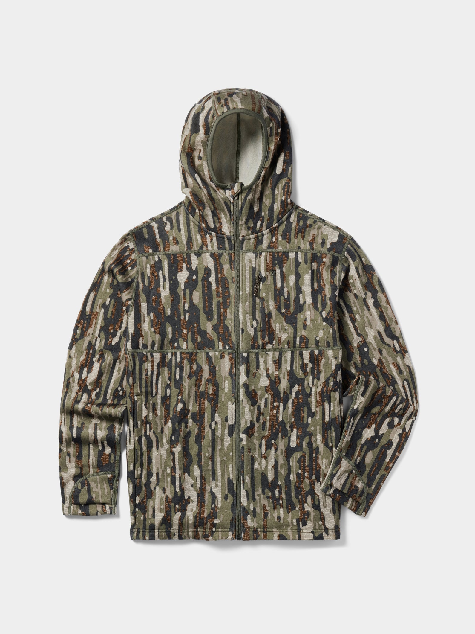 M's Barnburner Merino Hoodie Full Zip - Woodland