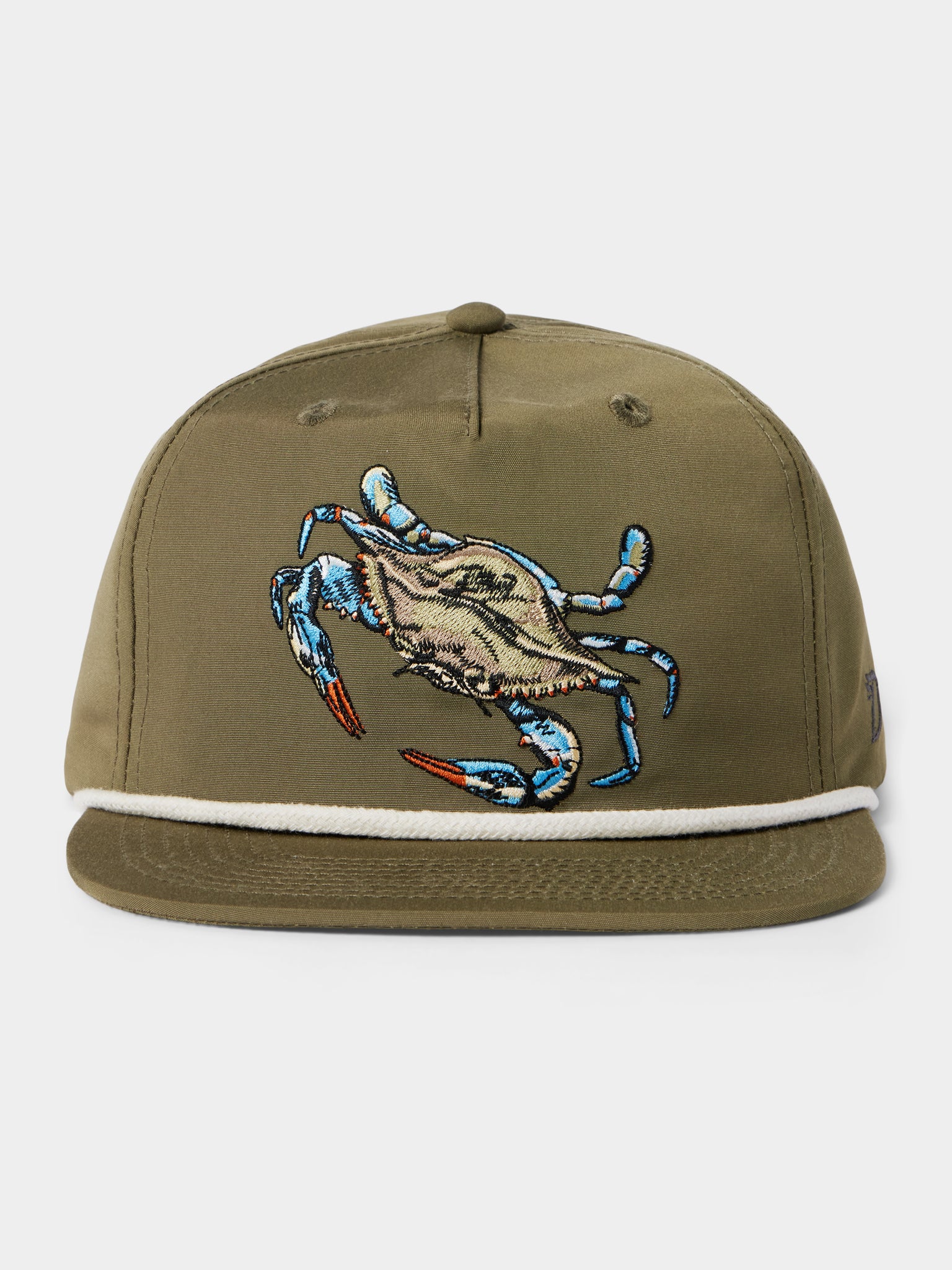 Blue Crab Hat - Dusty Olive