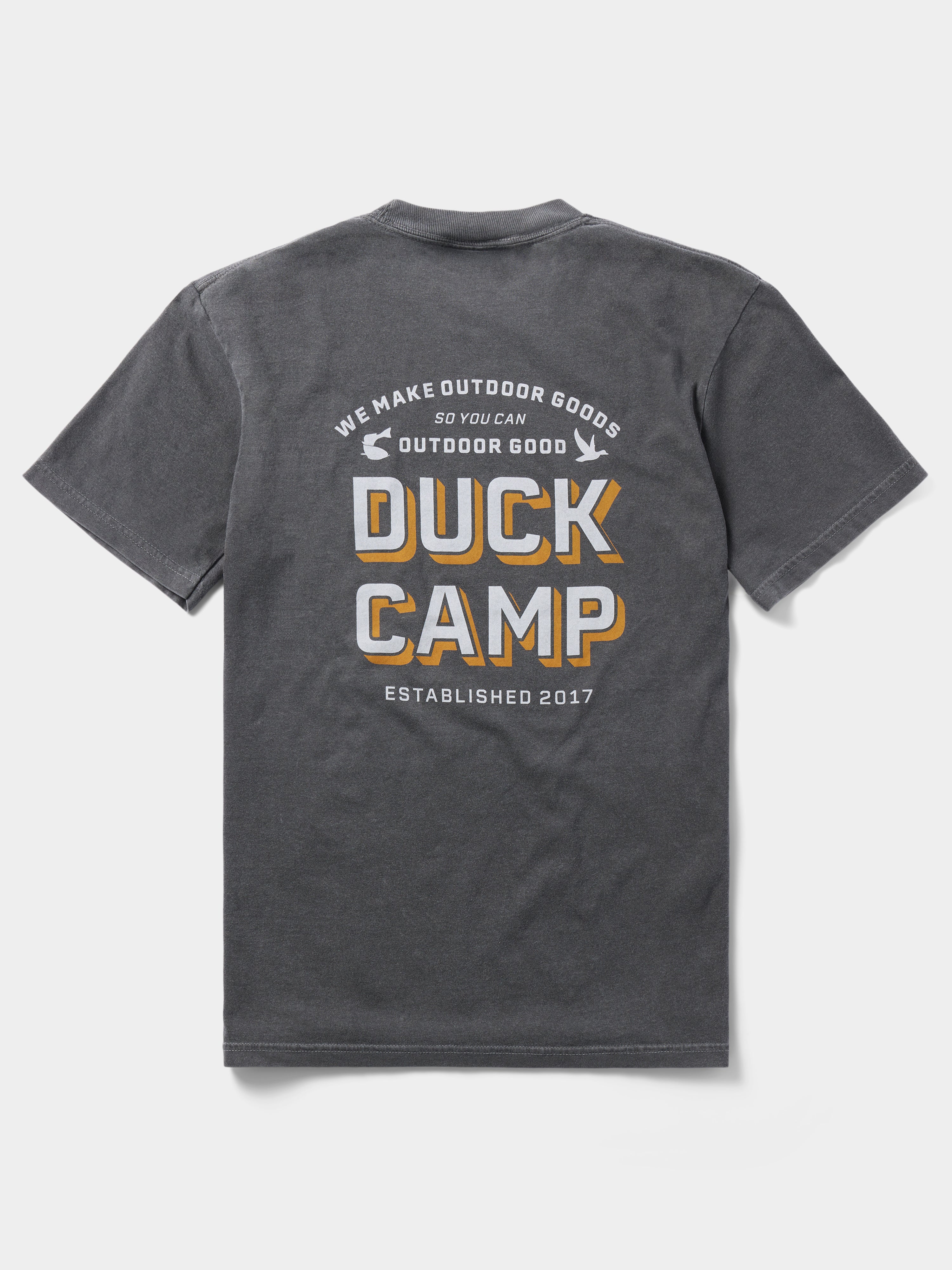 Cast & Blast Badge Tee - Pepper