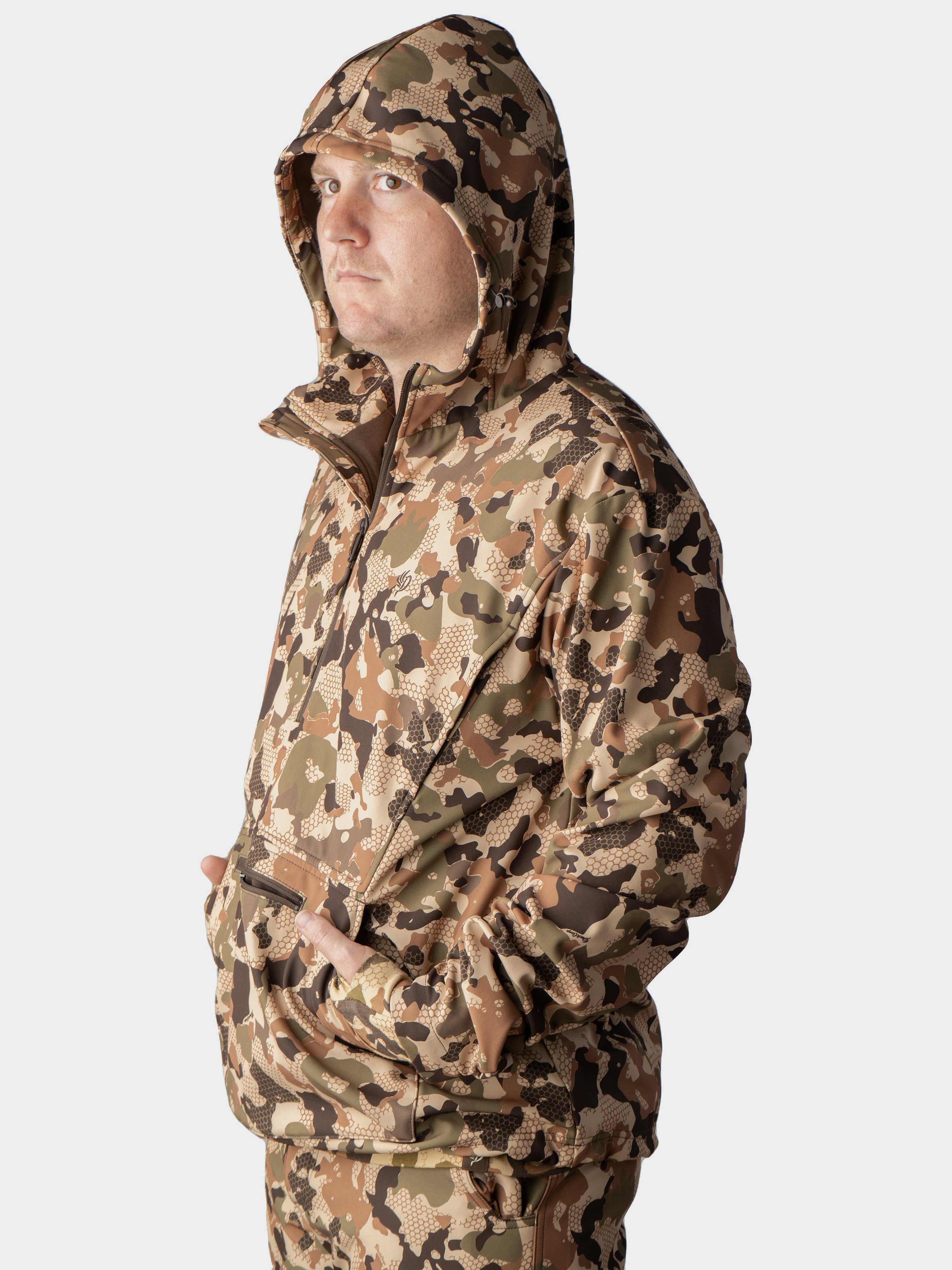 M's Contact Softshell Hoodie - Wetland