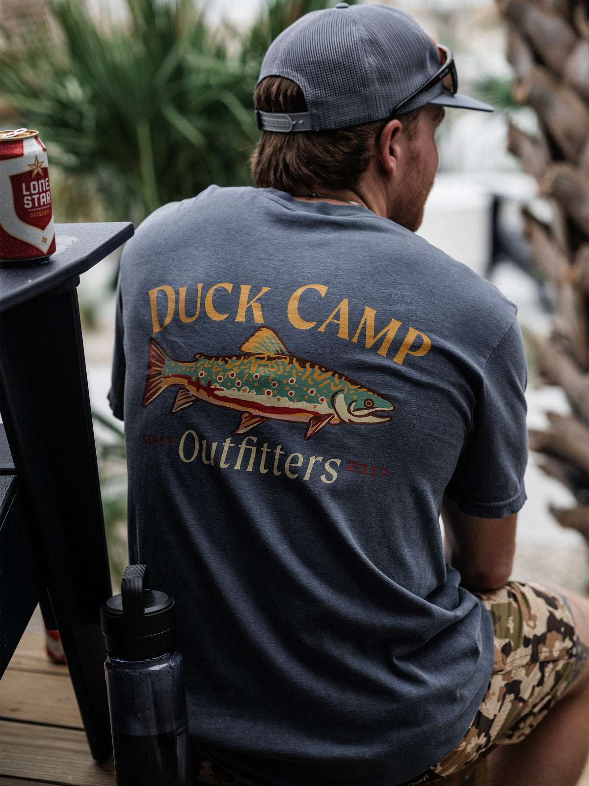 Duck Camp Outfitters T-Shirt - Dark Denim, S