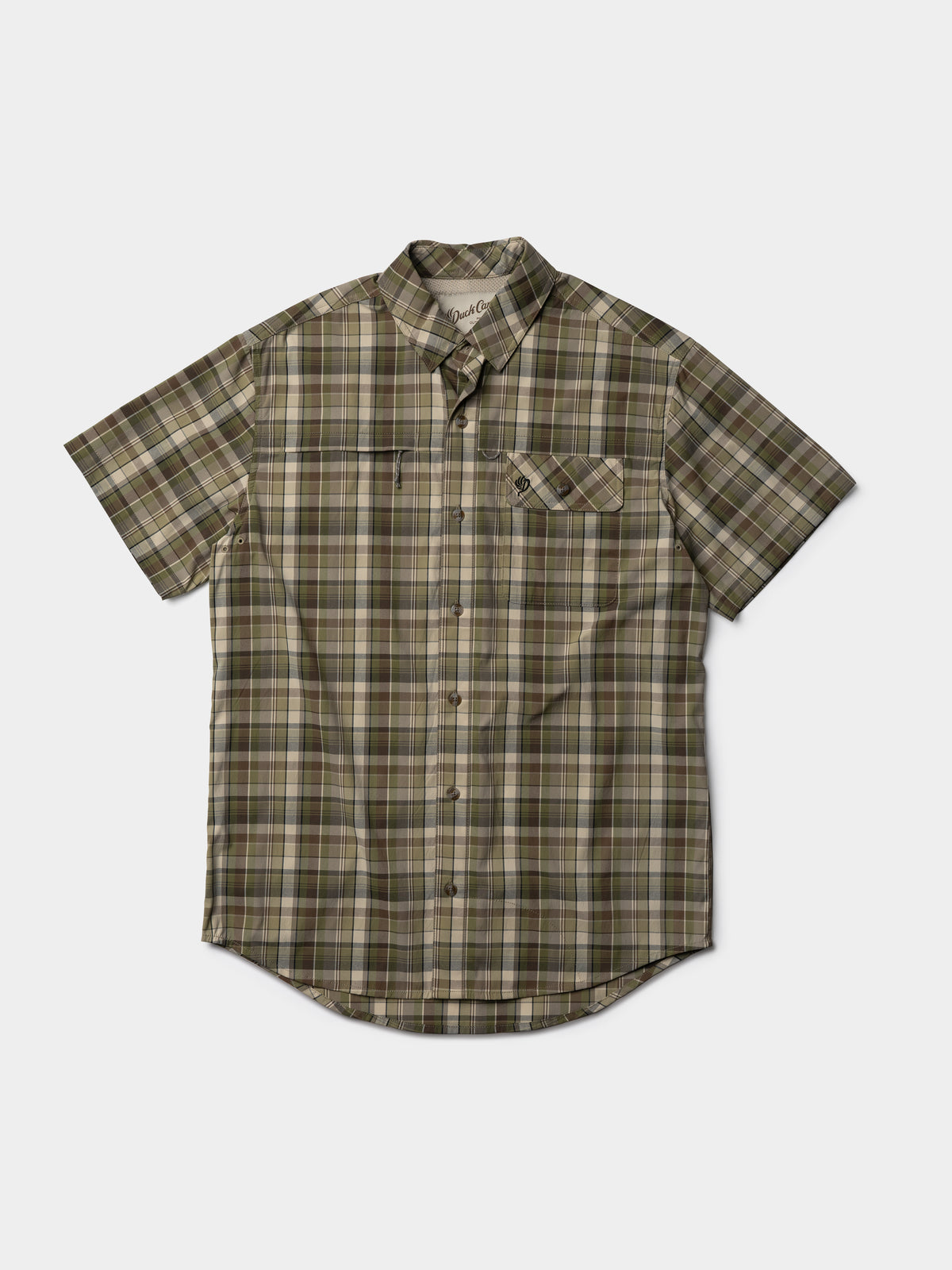 Duck Camp Signature Fishing Shirt - Short Sleeve - Pickwick Plaid, L