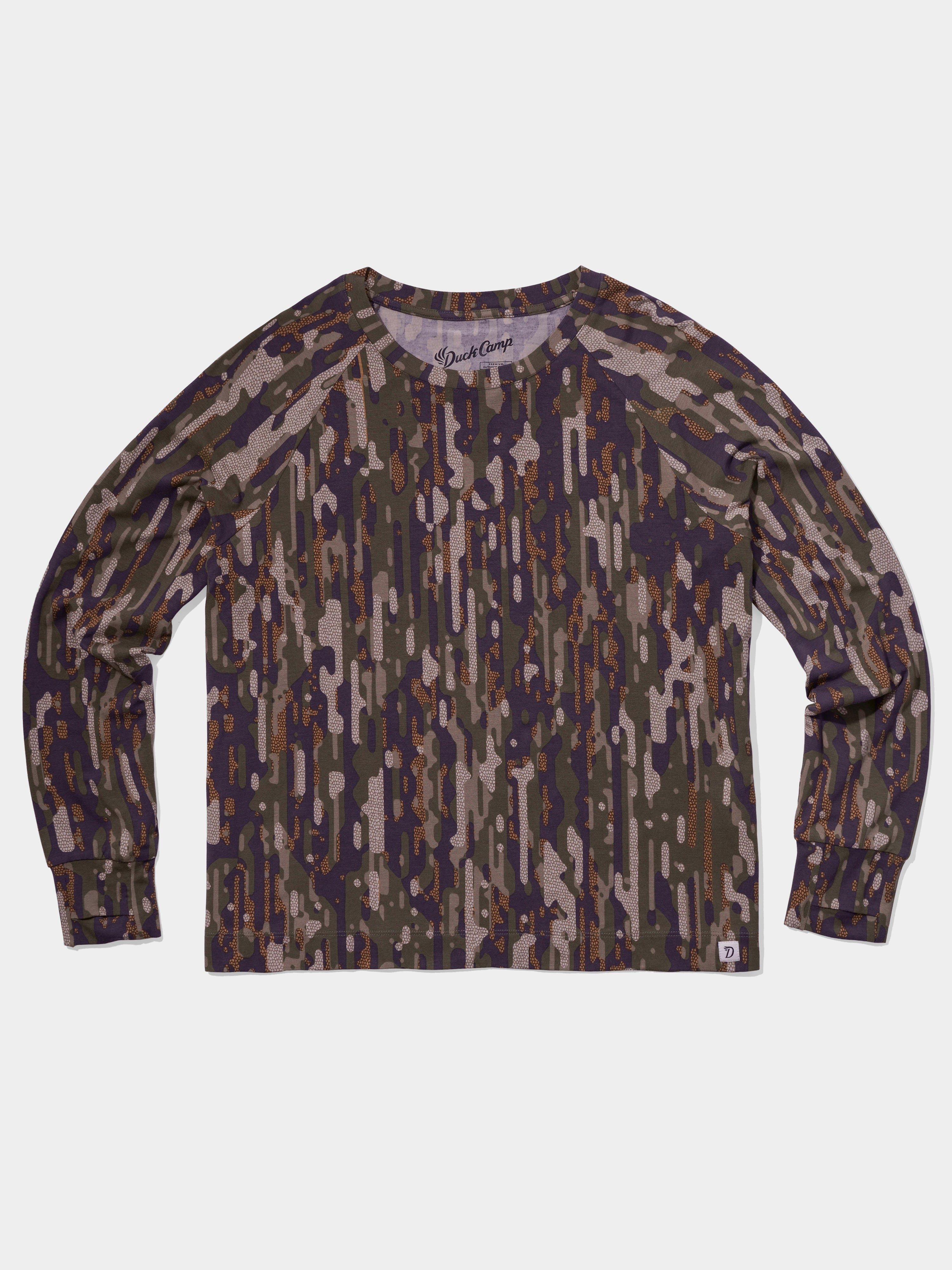 W's Original Bamboo Crew - Woodland