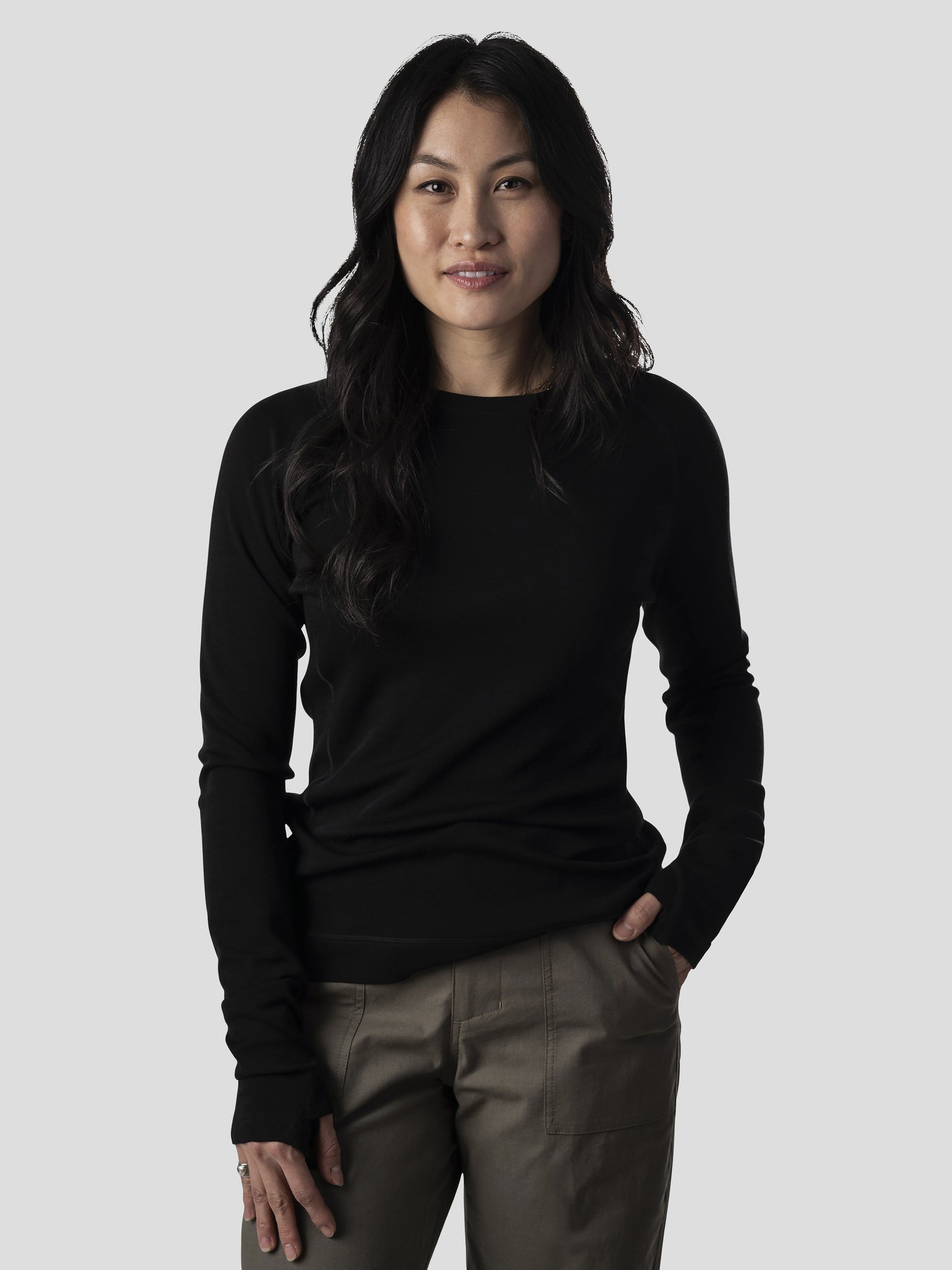 W's Baselayer Crew - Black