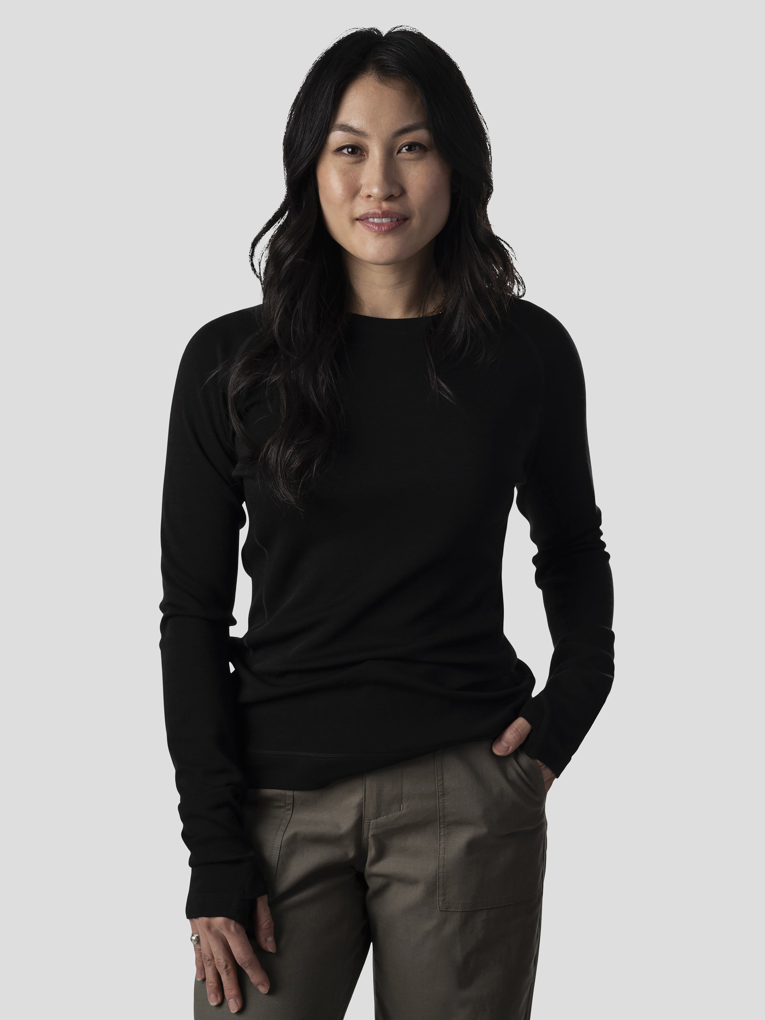 W's Baselayer Crew - Black