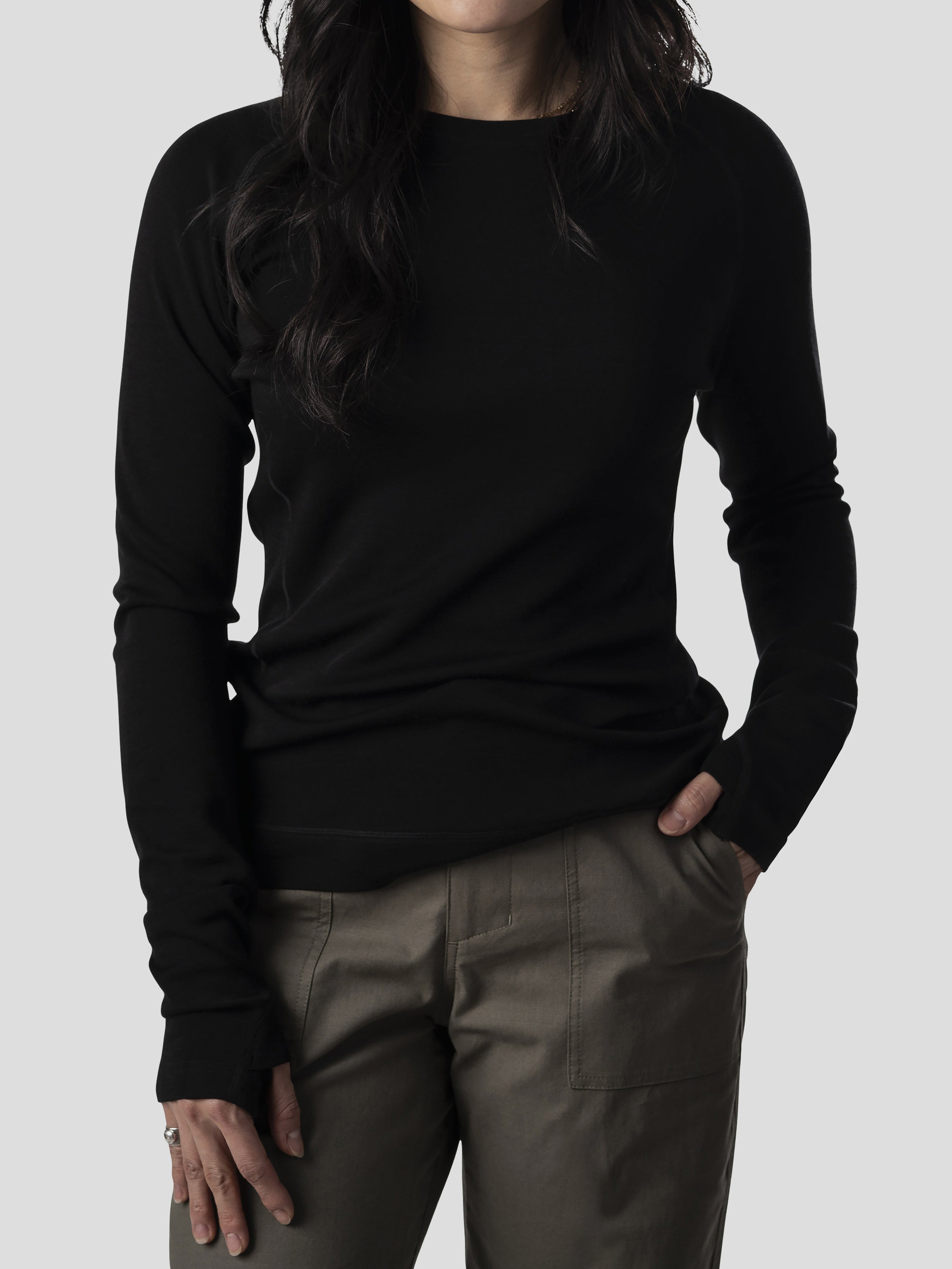 W's Baselayer Crew - Black